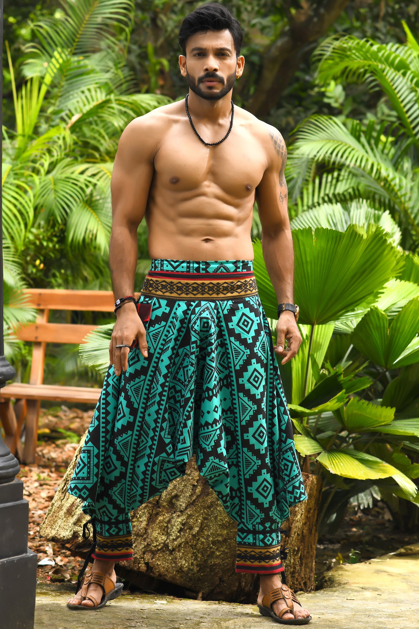 Turquoise Prince Unisex Harem Pant