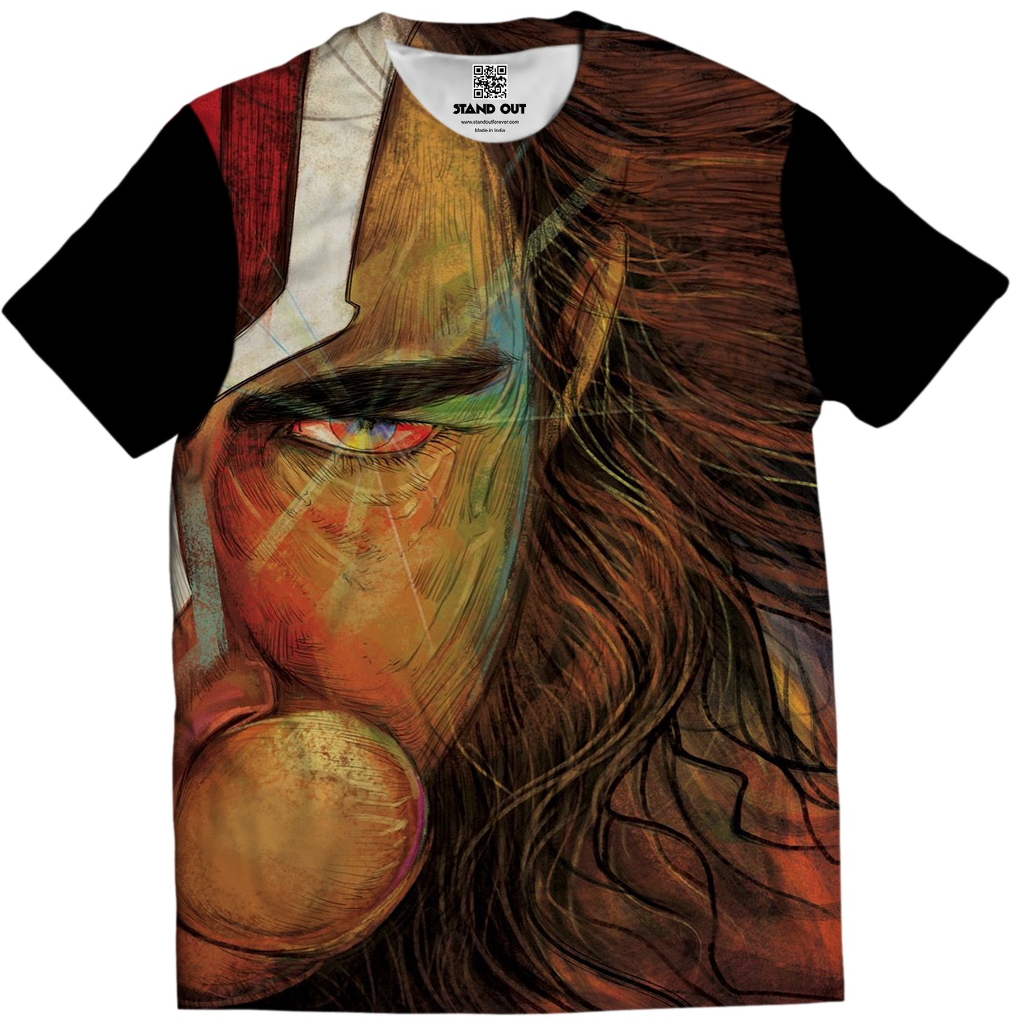 lord hanuman bajarangi bajrangbali anjaneyar standout t shirts standout hanuman tshirt shiva t shirt religious t shirt hindu god t shirt