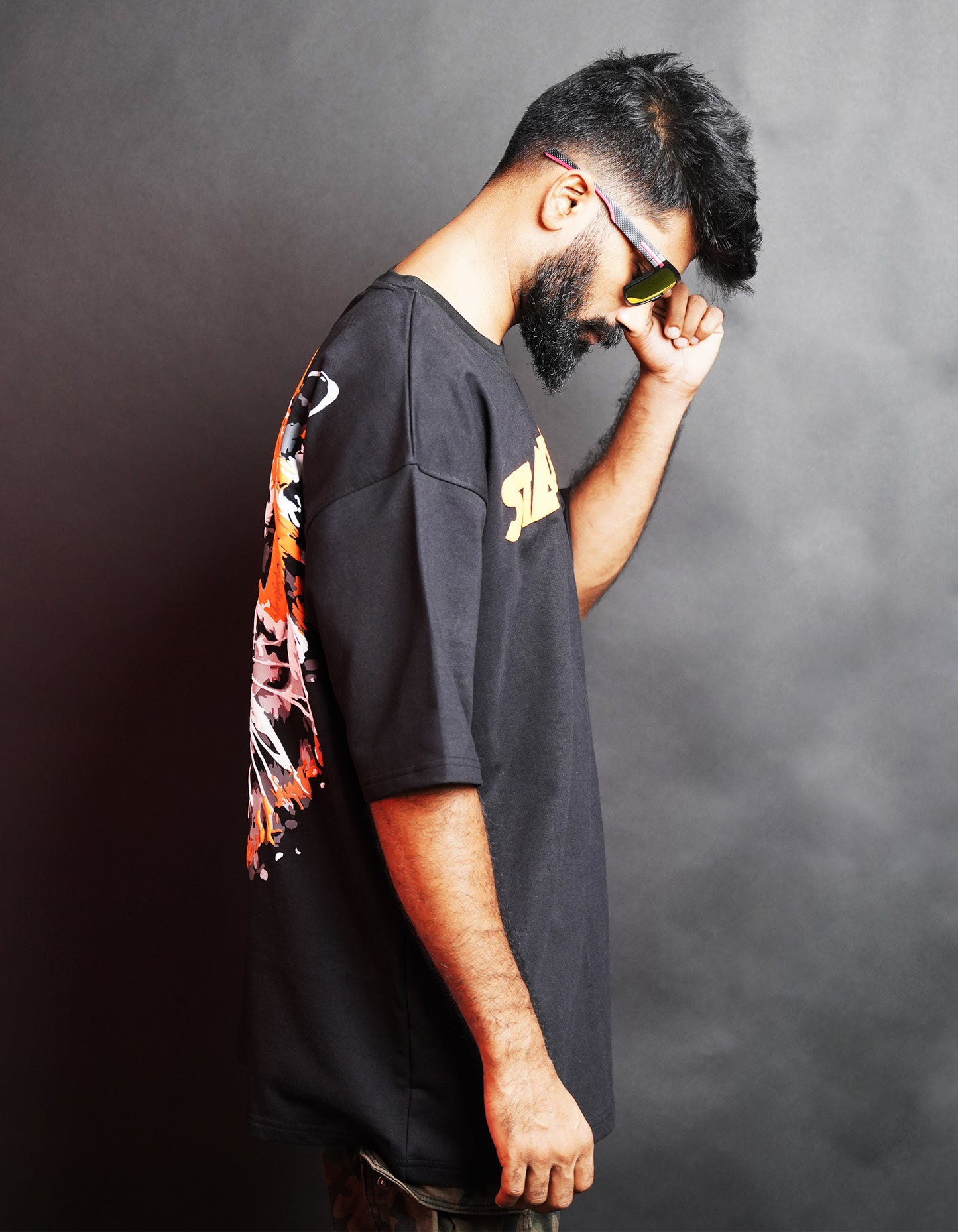 Tiger Puff Print Oversized T-Shirts (No Restock - Exclusive Edition)