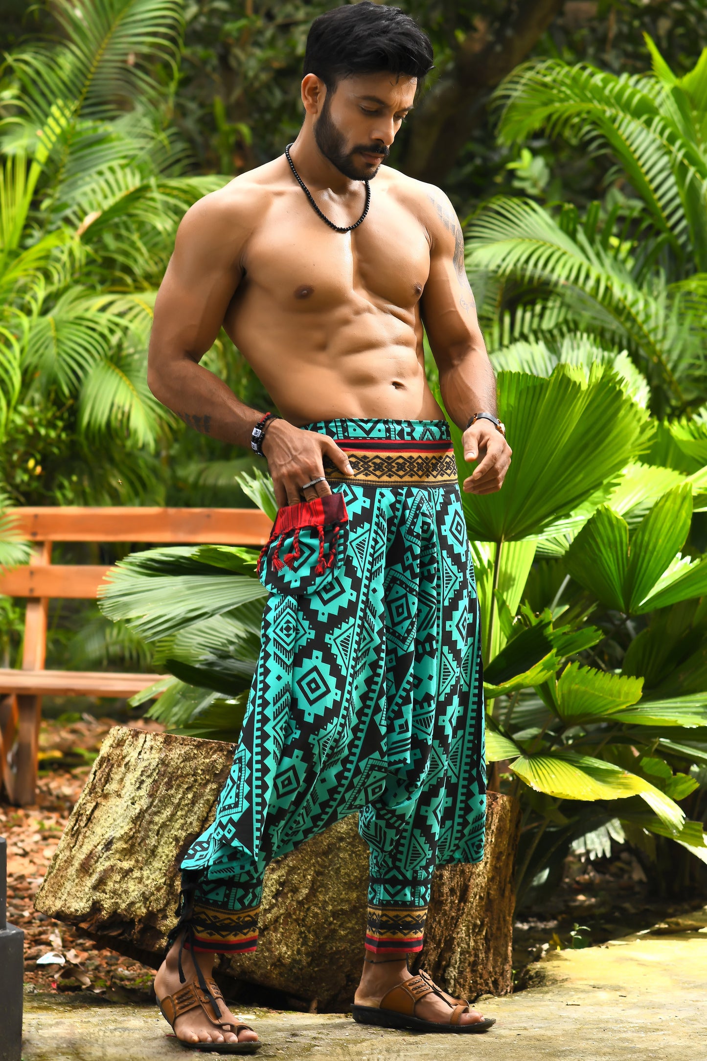 Turquoise Prince Unisex Harem Pant