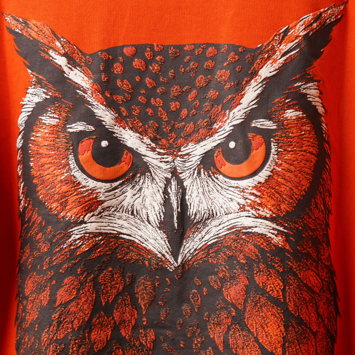 Owl Puff Print Oversized T-Shirt (No Restock - Exclusive Edition)