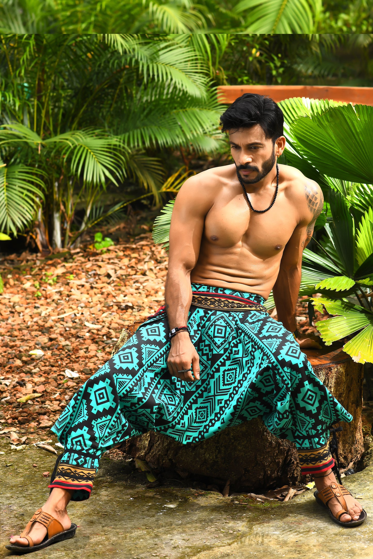 Turquoise Prince Unisex Harem Pant
