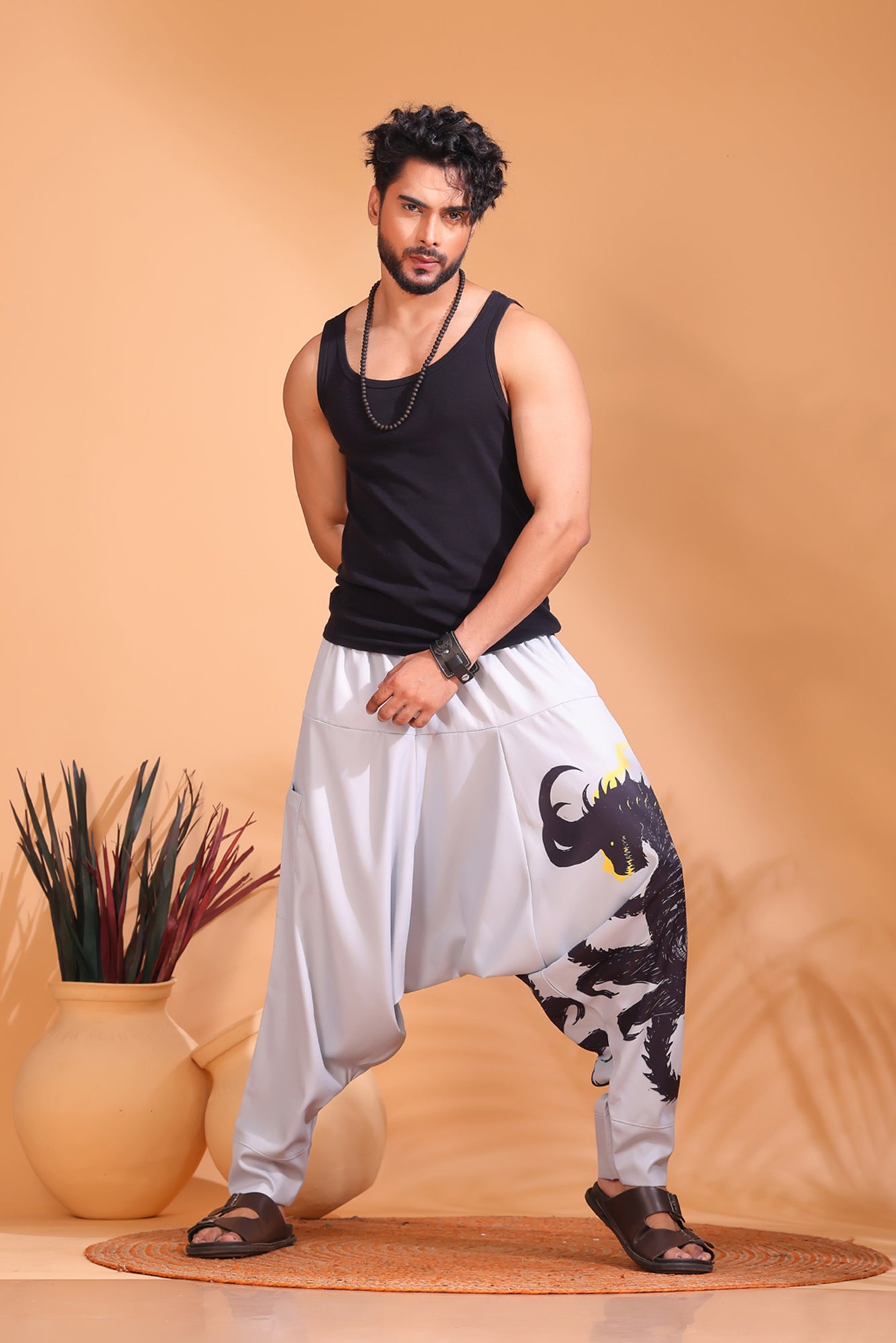 Horn Dragon Unisex Harem Pant