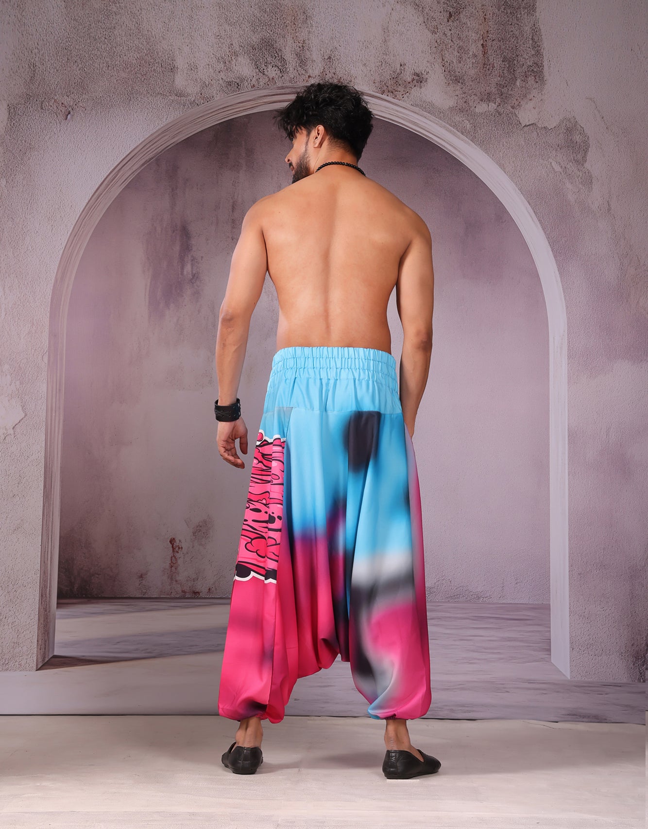 Blue Skull Unisex Harem Pant