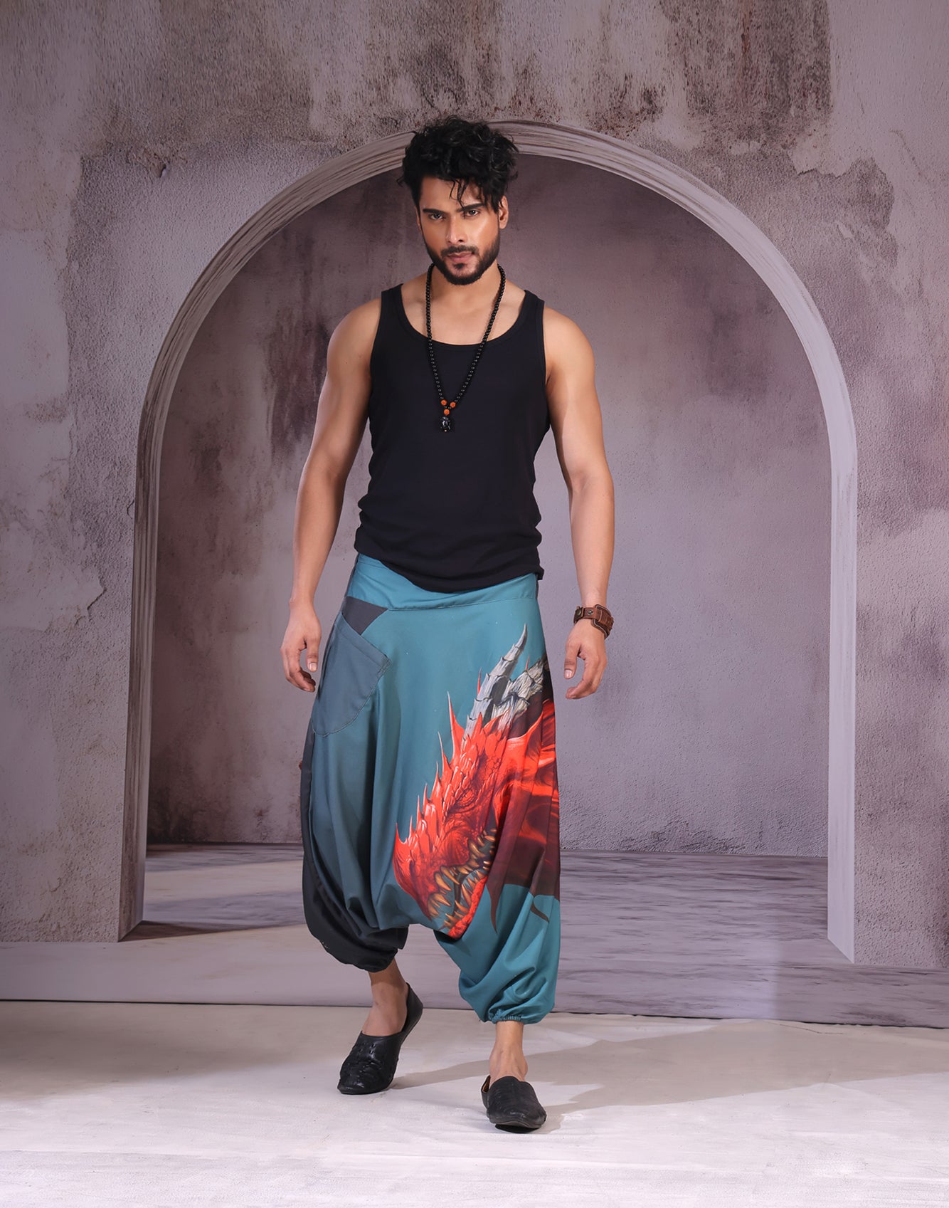 Red Dragon Unisex Harem Pant