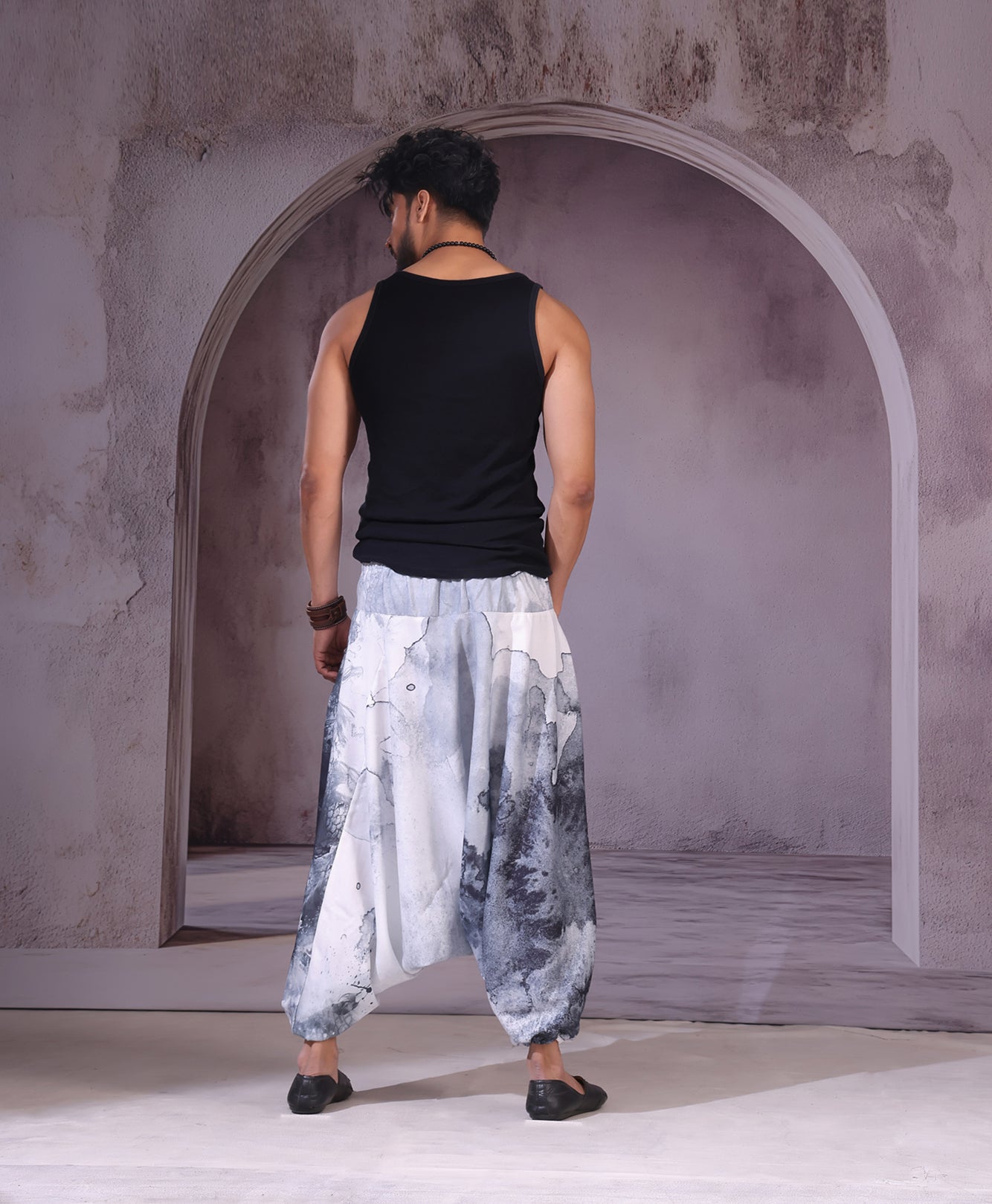 Water Color Dragon Unisex Harem Pant