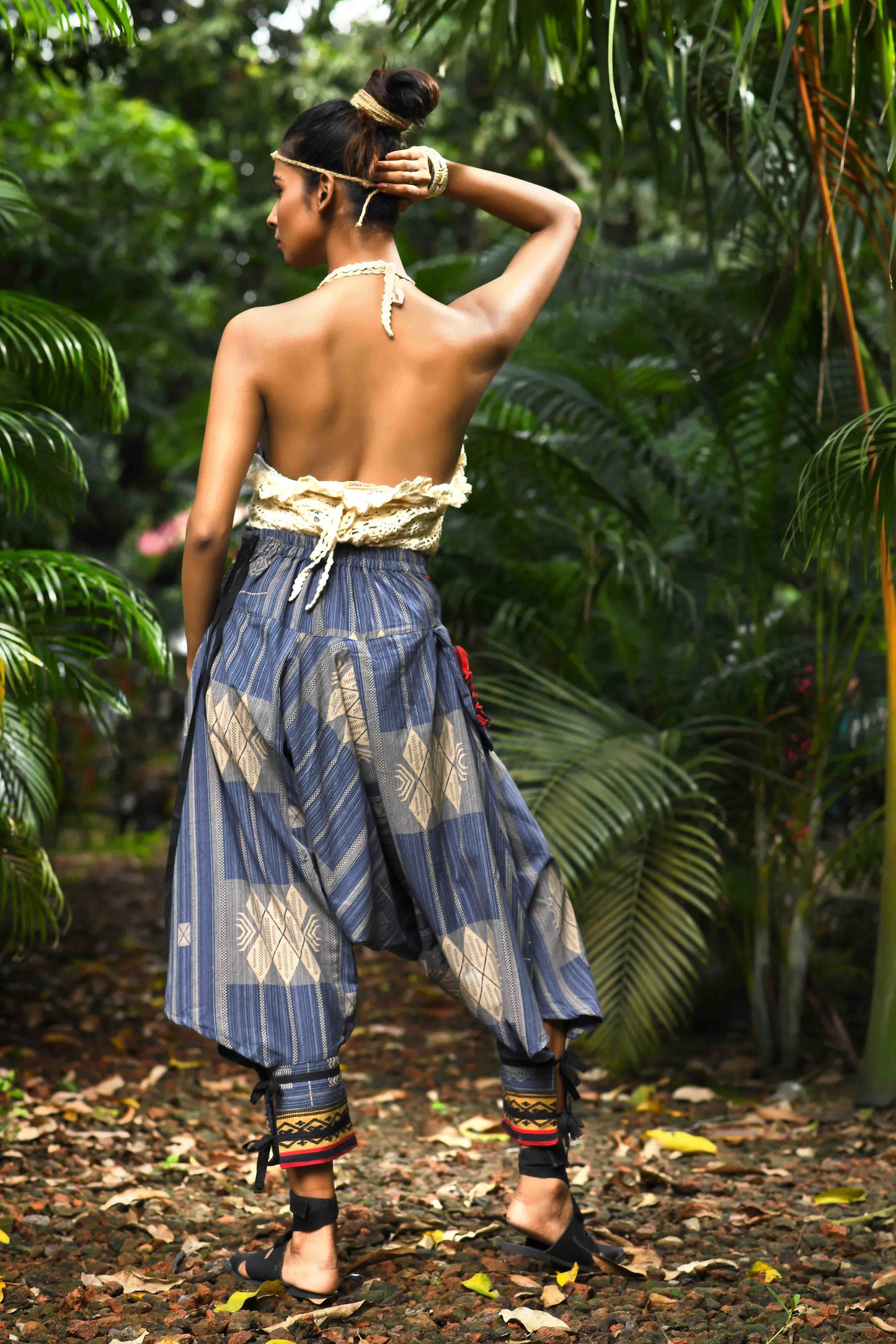 all over printed standout thai harem pant india the veshti company harem pants for men harem pants for women harem trousers hippie pants harem joggers bohemian boho pant adaddin pants harem