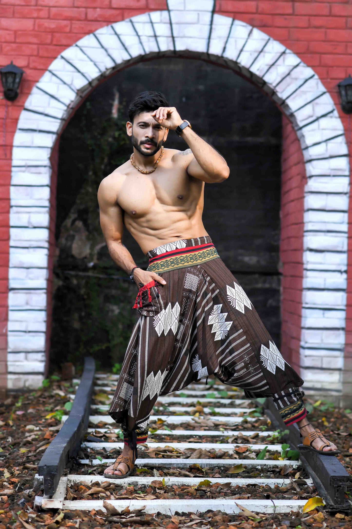 all over printed standout thai harem pant india the veshti company harem pants for men harem pants for women harem trousers hippie pants harem joggers bohemian boho pant adaddin pants harem