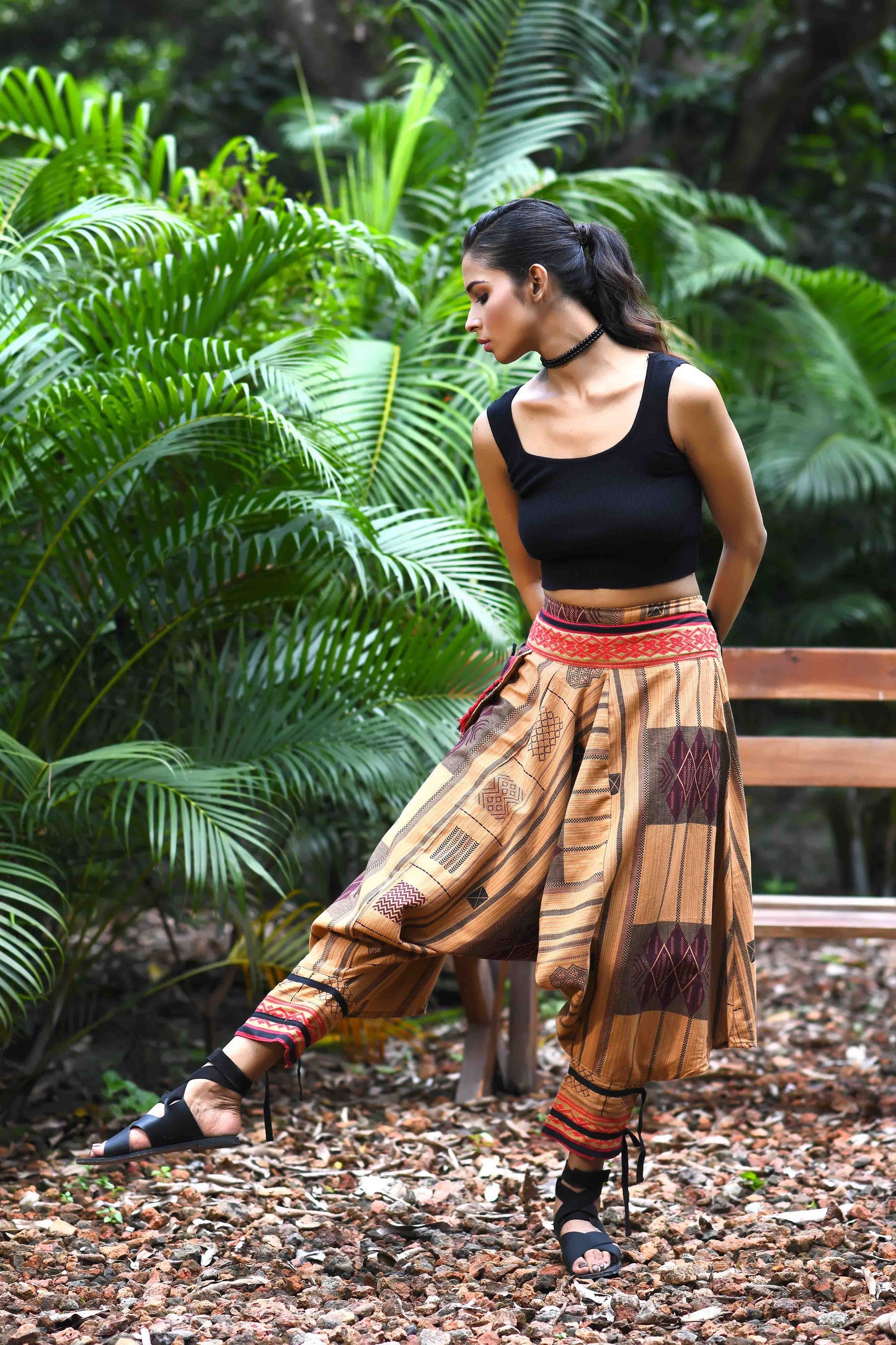 all over printed standout thai harem pant india the veshti company harem pants for men harem pants for women harem trousers hippie pants harem joggers bohemian boho pant adaddin pants harem