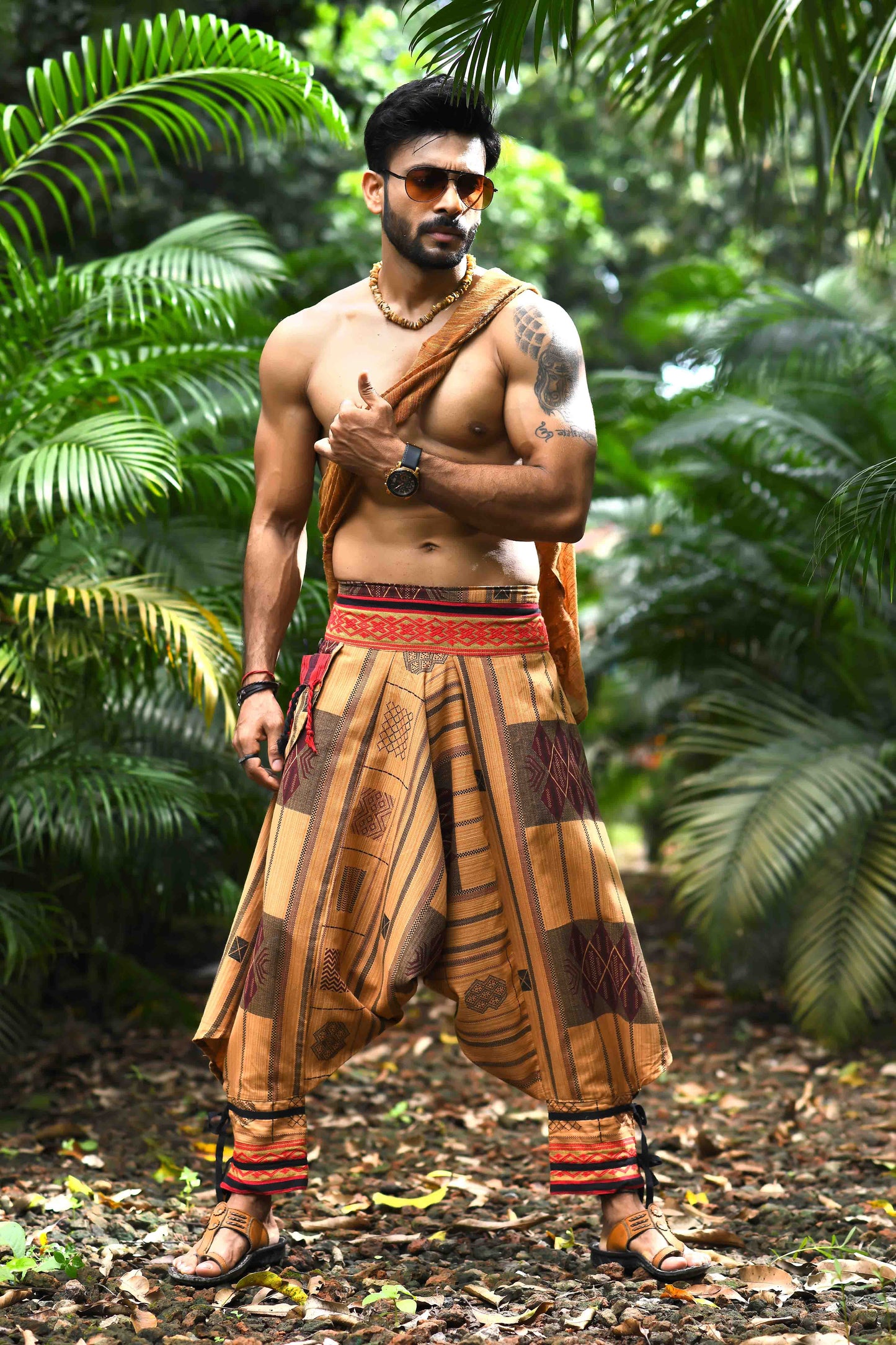 all over printed standout thai harem pant india the veshti company harem pants for men harem pants for women harem trousers hippie pants harem joggers bohemian boho pant adaddin pants harem