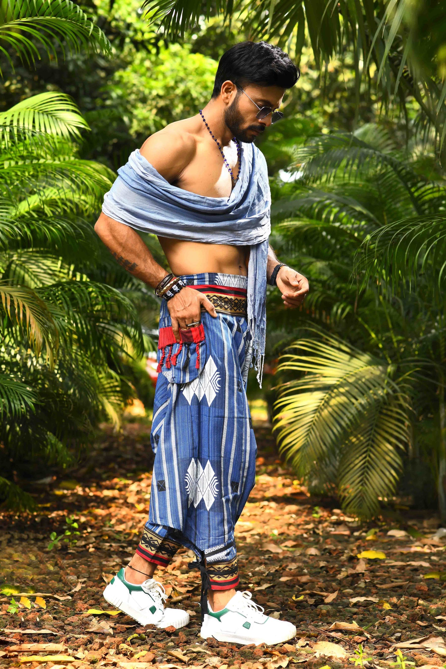 all over printed standout thai harem pant india the veshti company harem pants for men harem pants for women harem trousers hippie pants harem joggers bohemian boho pant adaddin pants harem