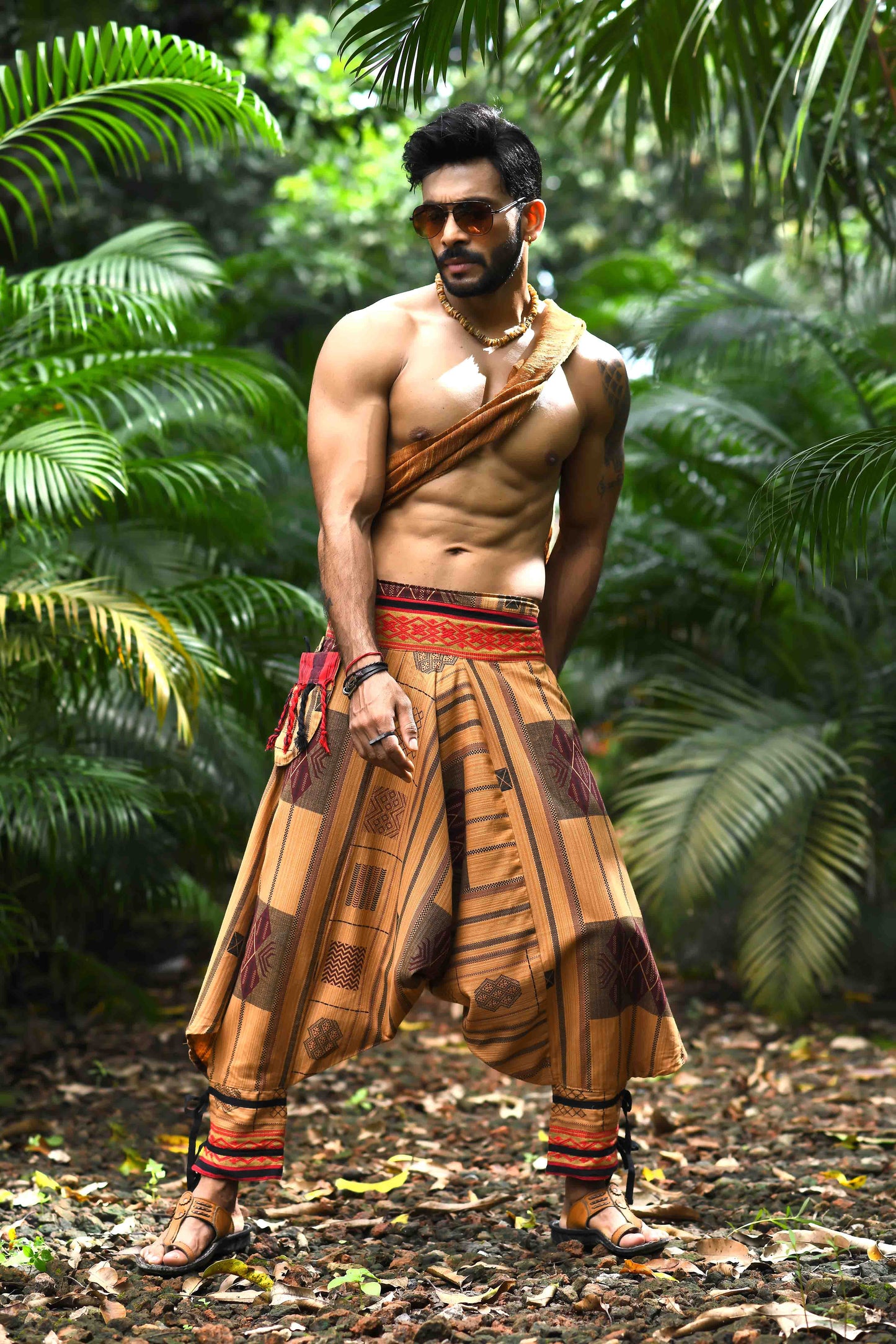 all over printed standout thai harem pant india the veshti company harem pants for men harem pants for women harem trousers hippie pants harem joggers bohemian boho pant adaddin pants harem