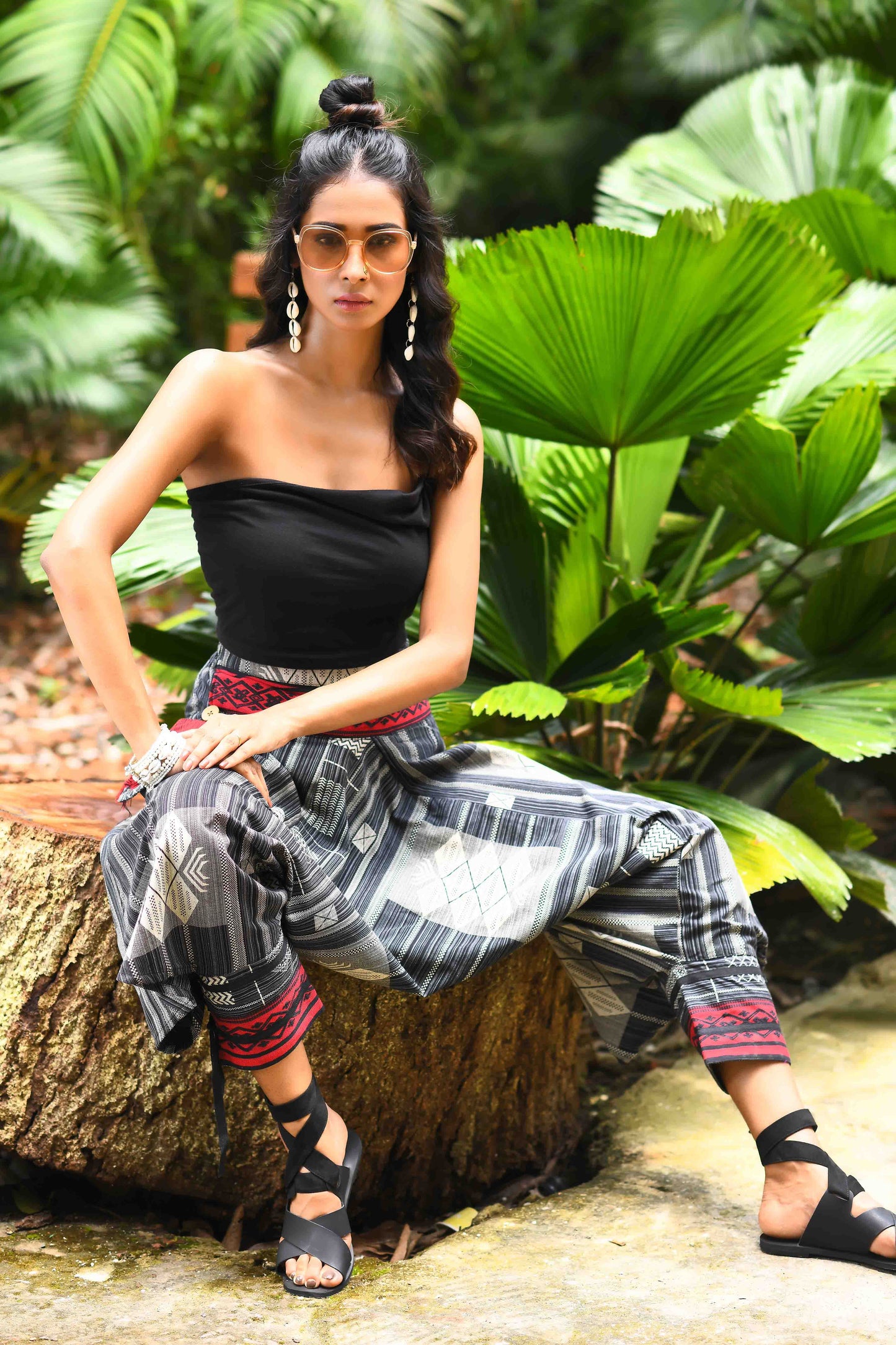 all over printed standout thai harem pant india the veshti company harem pants for men harem pants for women harem trousers hippie pants harem joggers bohemian boho pant adaddin pants harem