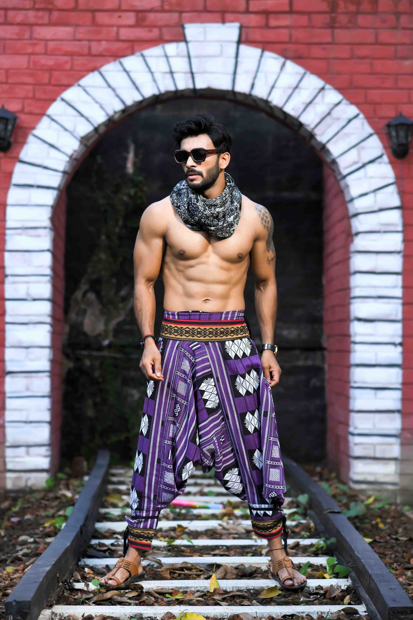 all over printed standout thai harem pant india the veshti company harem pants for men harem pants for women harem trousers hippie pants harem joggers bohemian boho pant adaddin pants harem