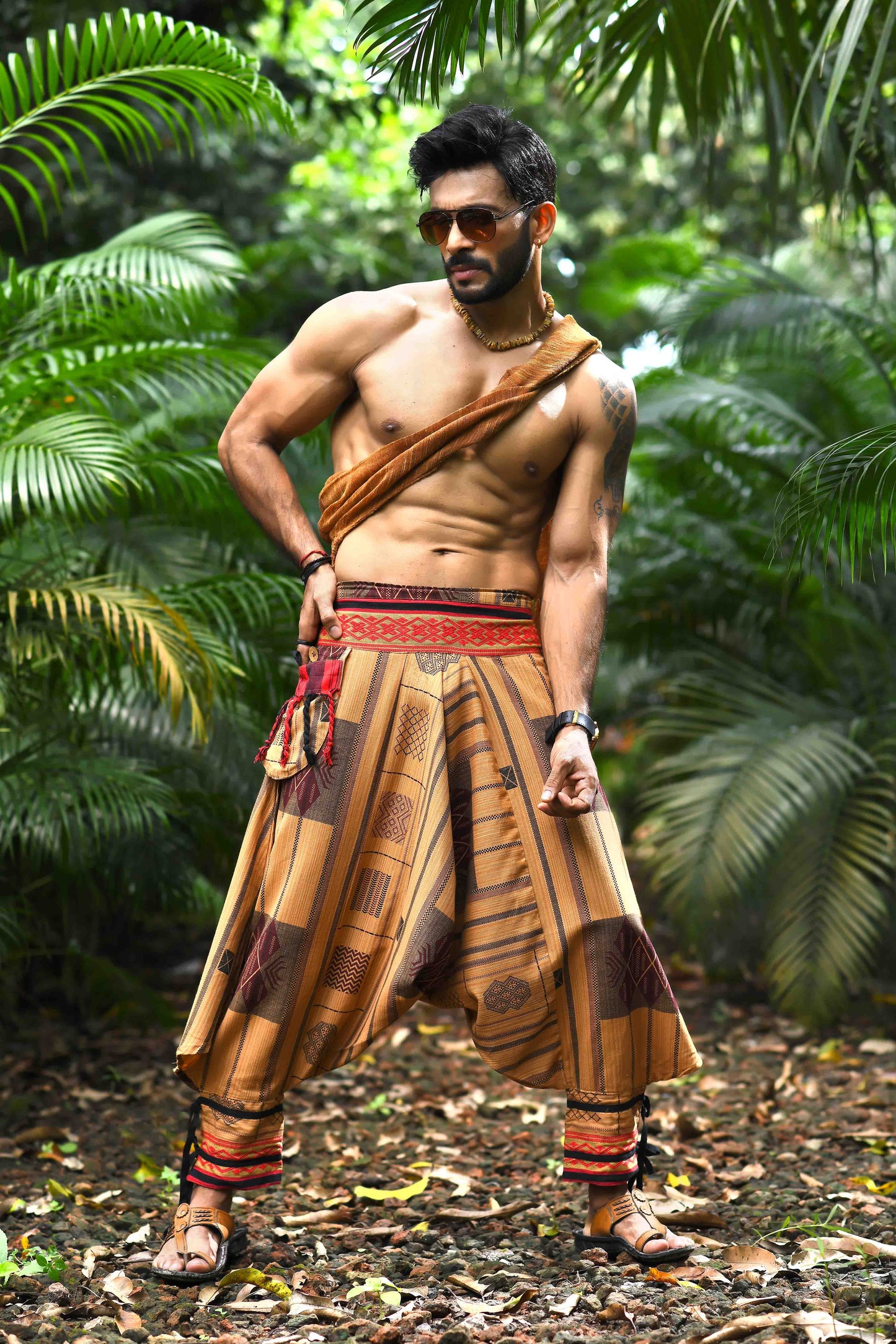 all over printed standout thai harem pant india the veshti company harem pants for men harem pants for women harem trousers hippie pants harem joggers bohemian boho pant adaddin pants harem