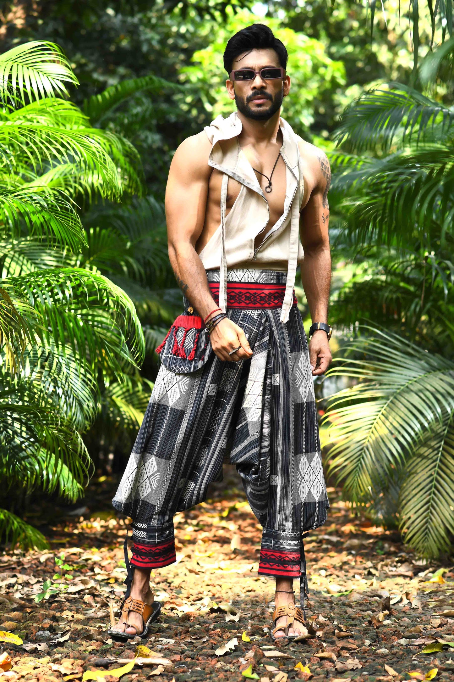 all over printed standout thai harem pant india the veshti company harem pants for men harem pants for women harem trousers hippie pants harem joggers bohemian boho pant adaddin pants harem