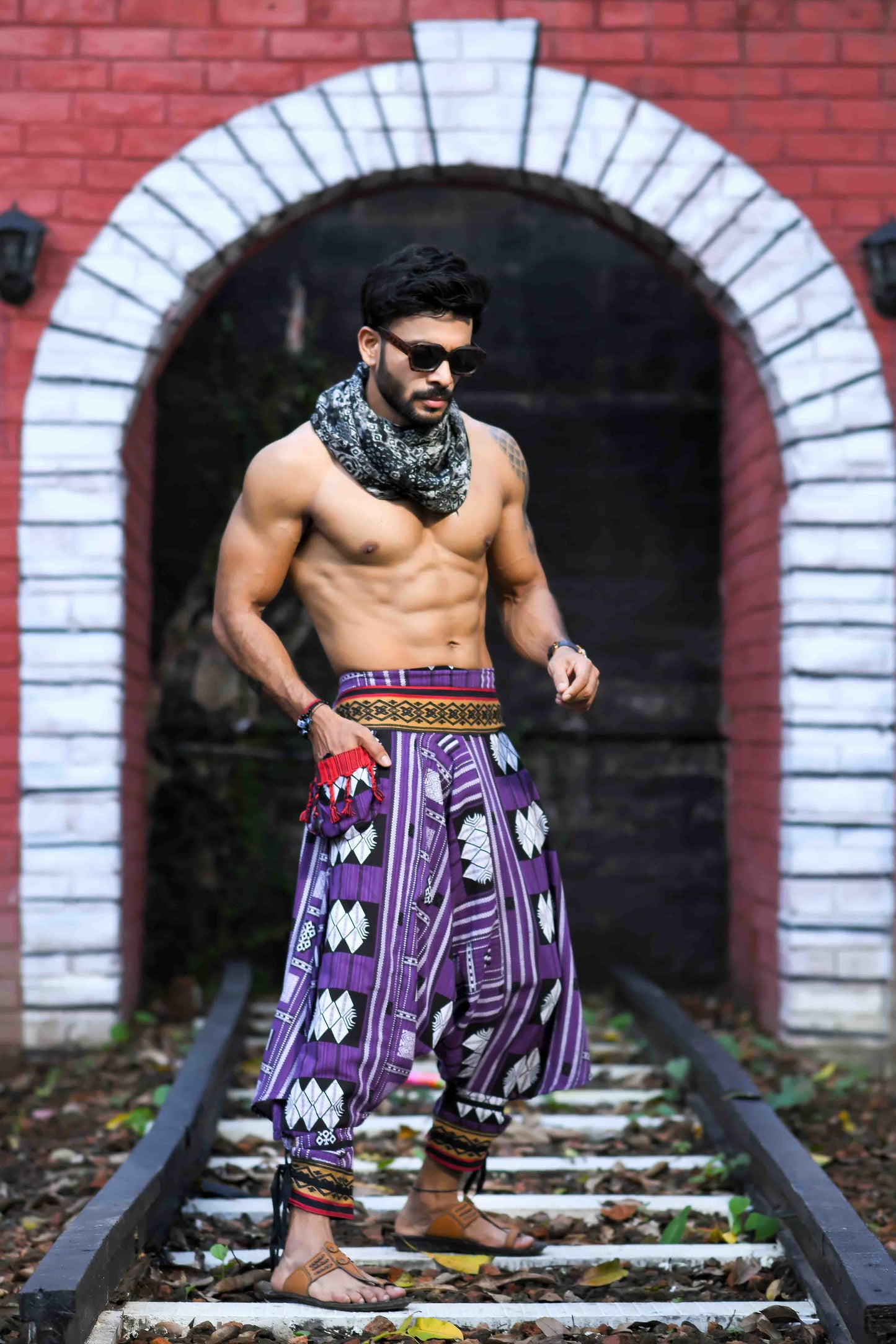 all over printed standout thai harem pant india the veshti company harem pants for men harem pants for women harem trousers hippie pants harem joggers bohemian boho pant adaddin pants harem