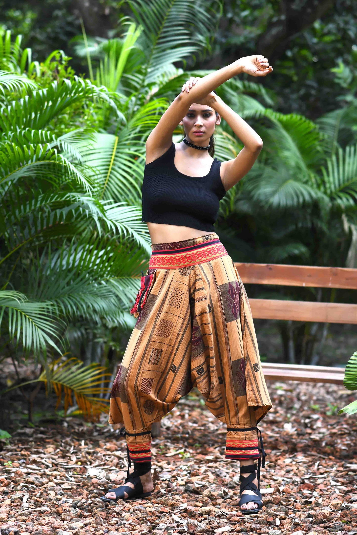 all over printed standout thai harem pant india the veshti company harem pants for men harem pants for women harem trousers hippie pants harem joggers bohemian boho pant adaddin pants harem