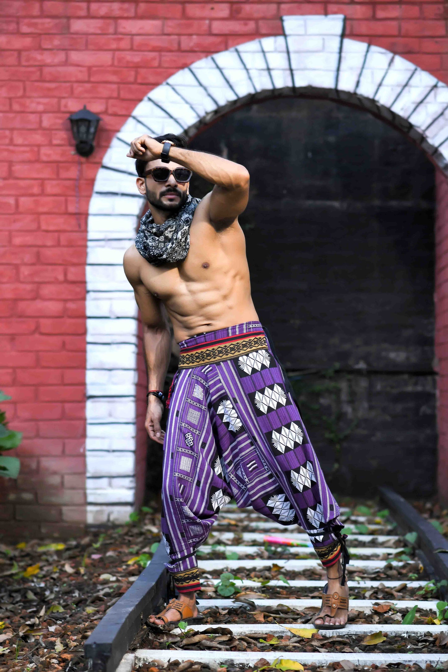 all over printed standout thai harem pant india the veshti company harem pants for men harem pants for women harem trousers hippie pants harem joggers bohemian boho pant adaddin pants harem
