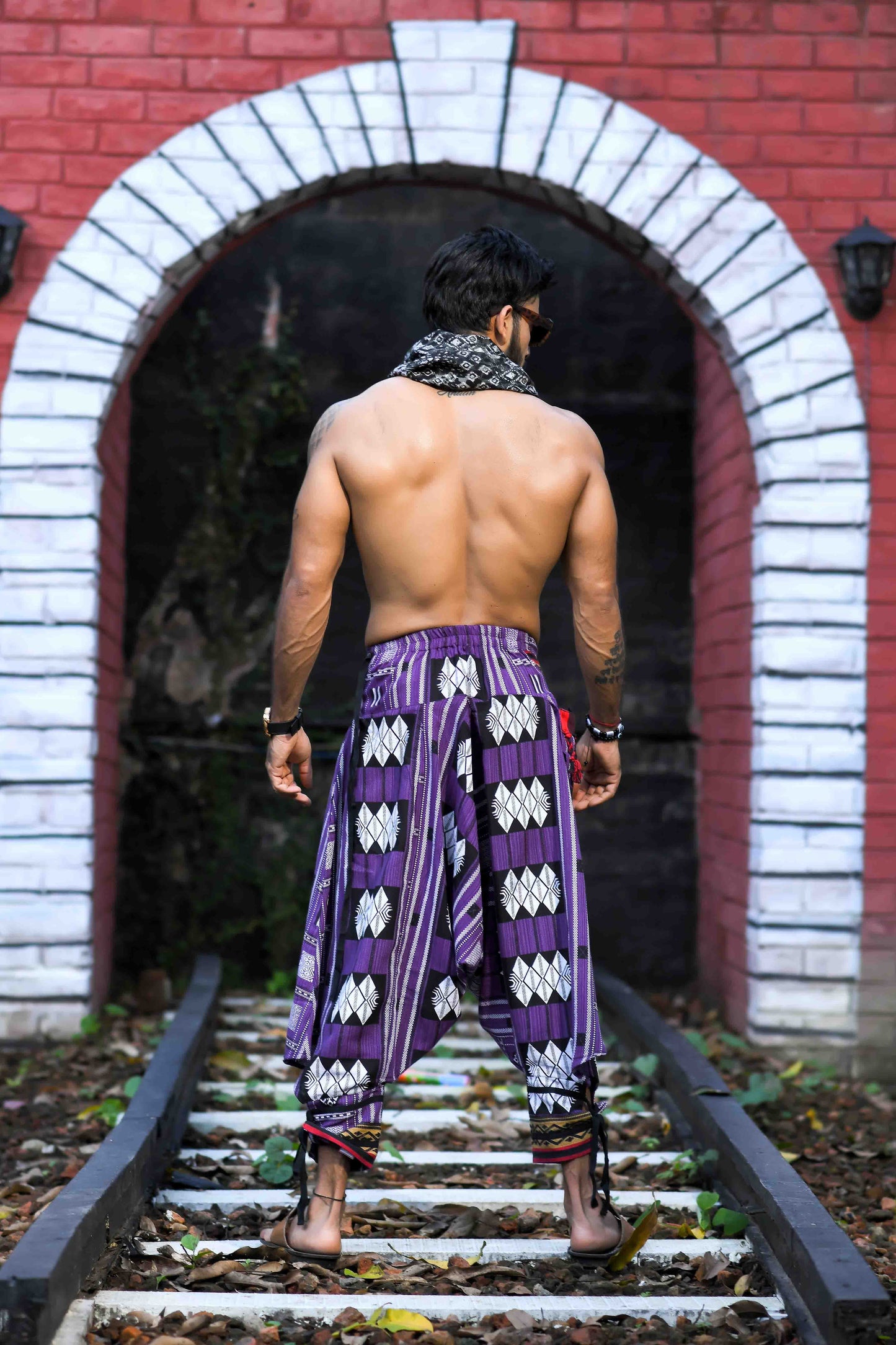 all over printed standout thai harem pant india the veshti company harem pants for men harem pants for women harem trousers hippie pants harem joggers bohemian boho pant adaddin pants harem