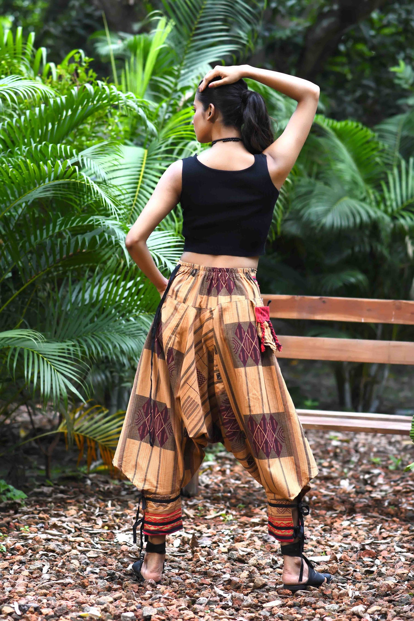 all over printed standout thai harem pant india the veshti company harem pants for men harem pants for women harem trousers hippie pants harem joggers bohemian boho pant adaddin pants harem