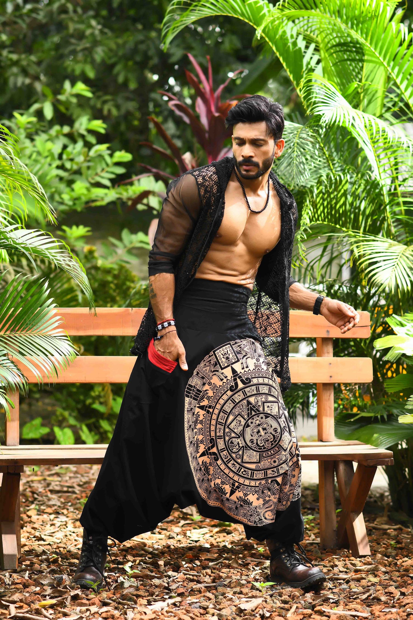 standout thai harem pant india the veshti company harem pants for men harem pants for women harem trousers hippie pants harem joggers bohemian boho pant adaddin pants enimane baggy yoga pant