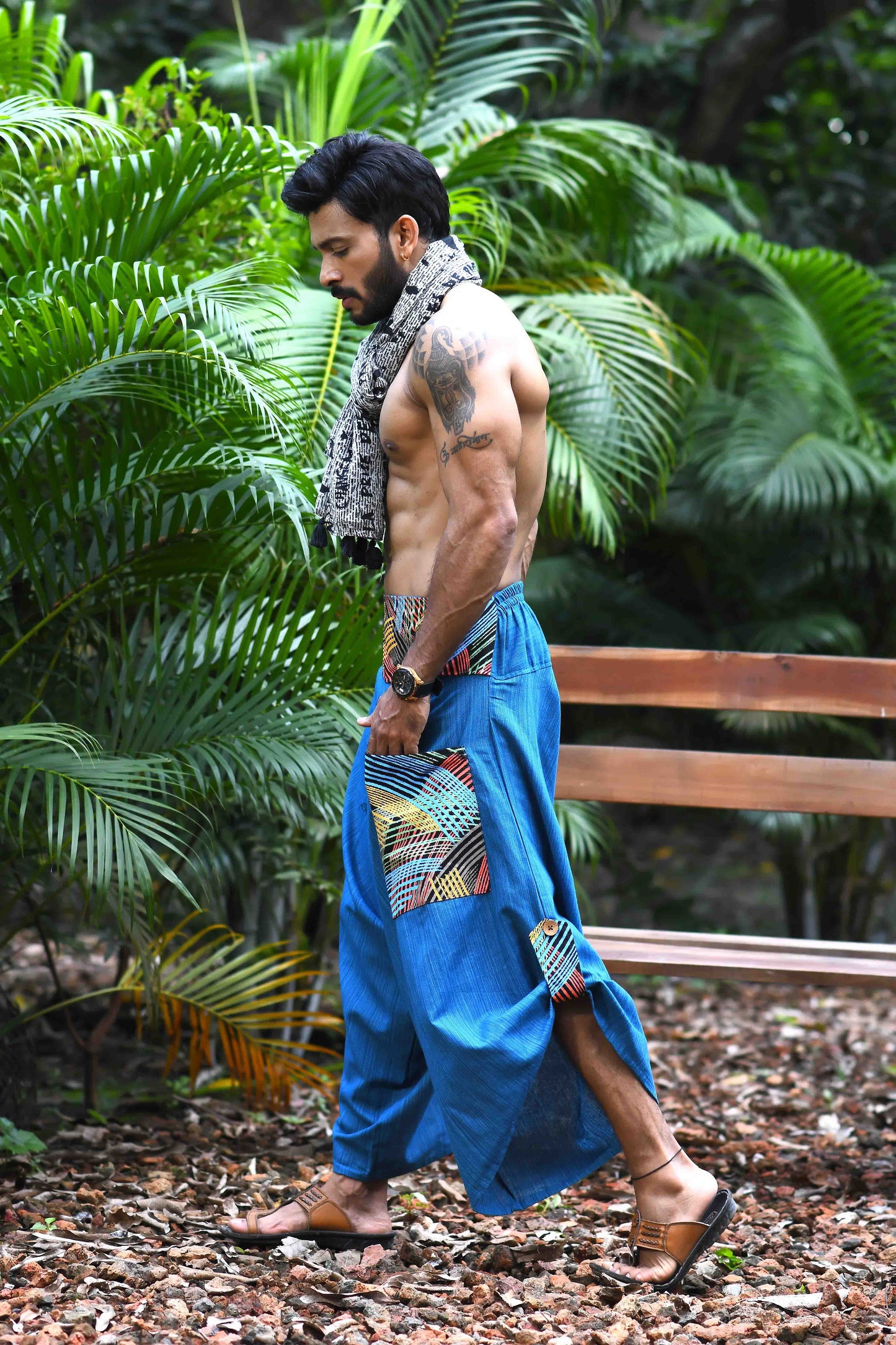 wide leg standout thai harem pant india the veshti company harem pants for men harem pants for women harem trousers hippie pants harem joggers bohemian boho pant adaddin pants enimane harem pants