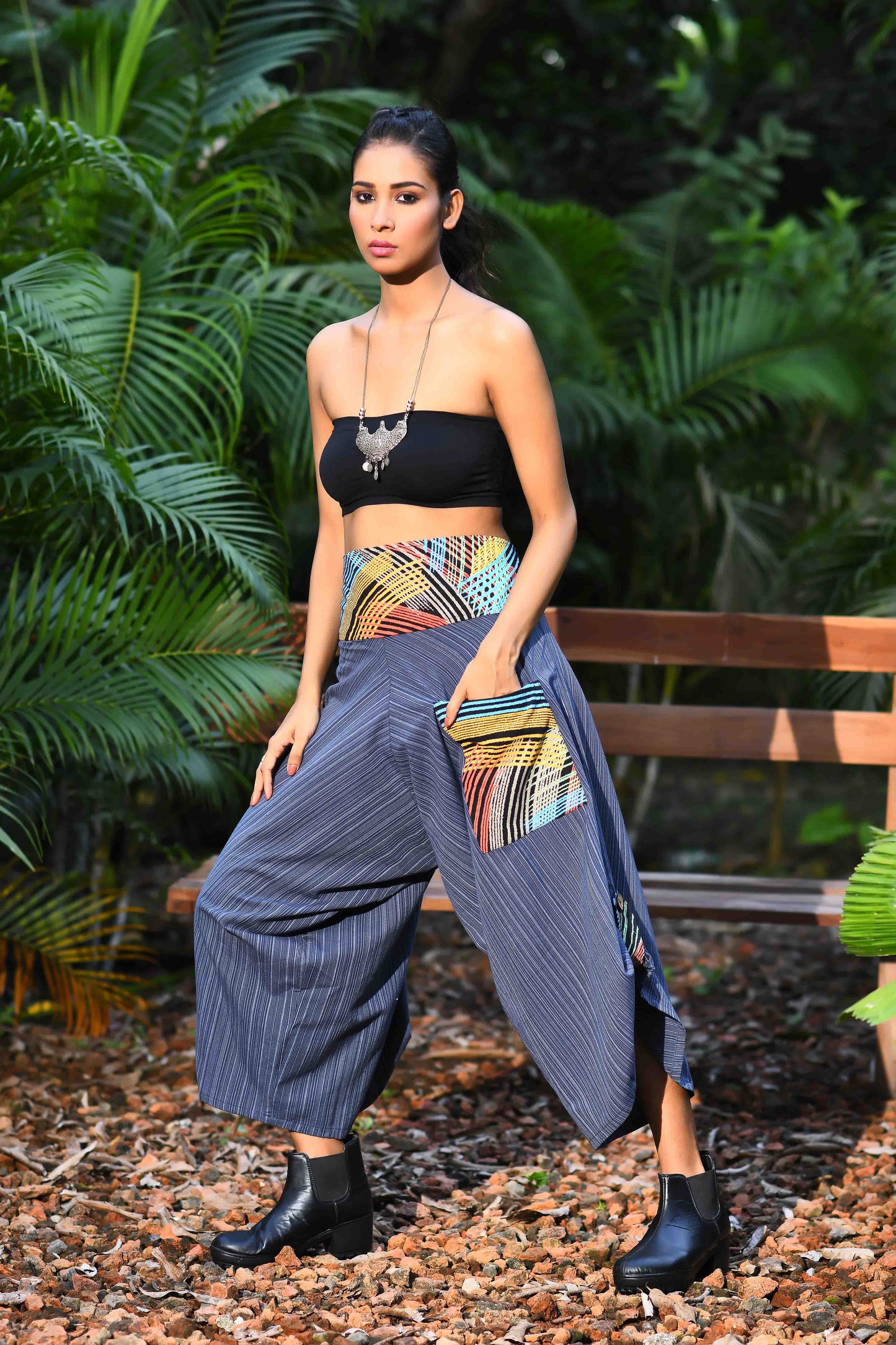 wide leg standout thai harem pant india the veshti company harem pants for men harem pants for women harem trousers hippie pants harem joggers bohemian boho pant adaddin pants enimane harem pants
