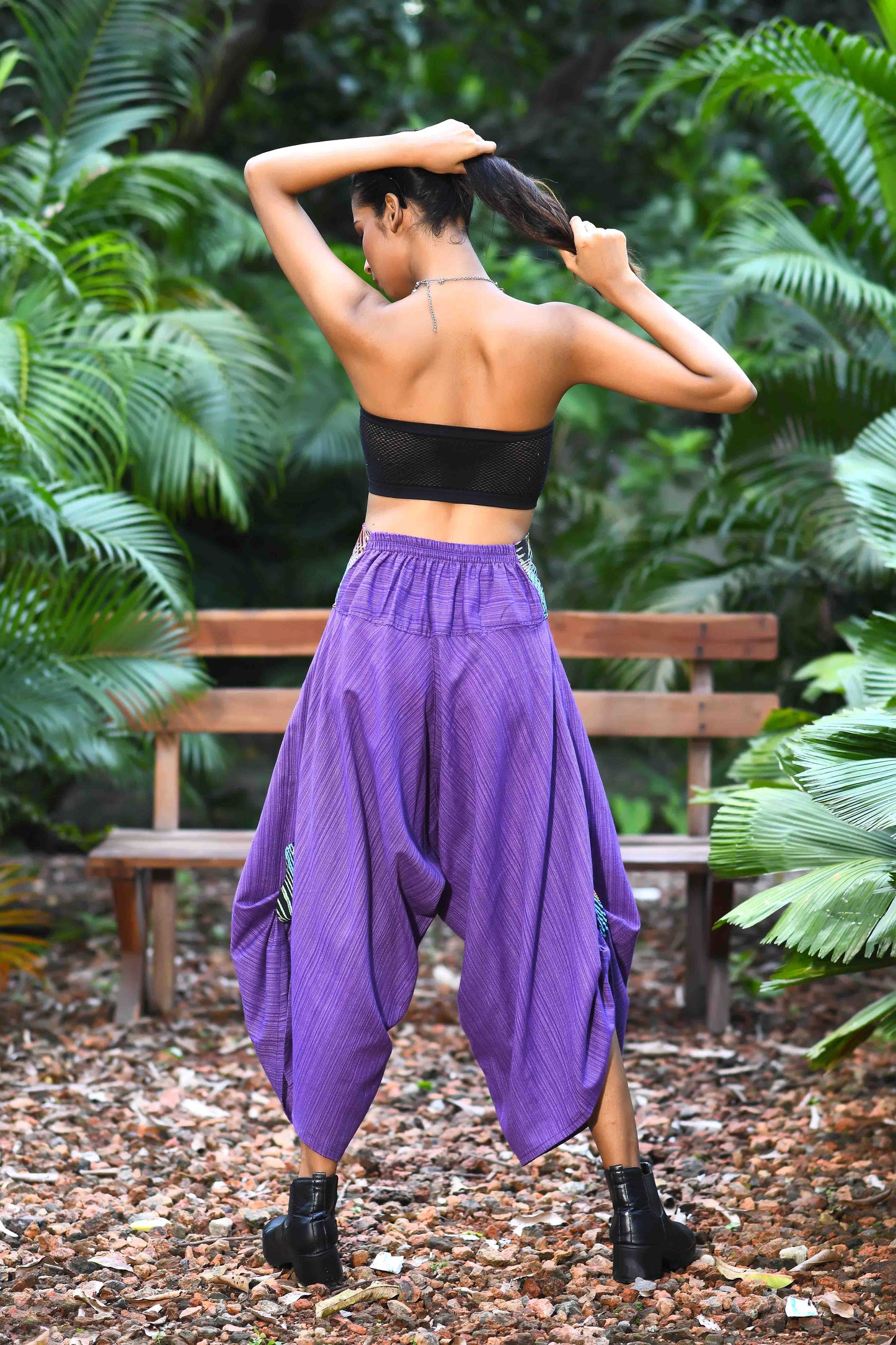 wide leg standout thai harem pant india the veshti company harem pants for men harem pants for women harem trousers hippie pants harem joggers bohemian boho pant adaddin pants enimane harem pants
