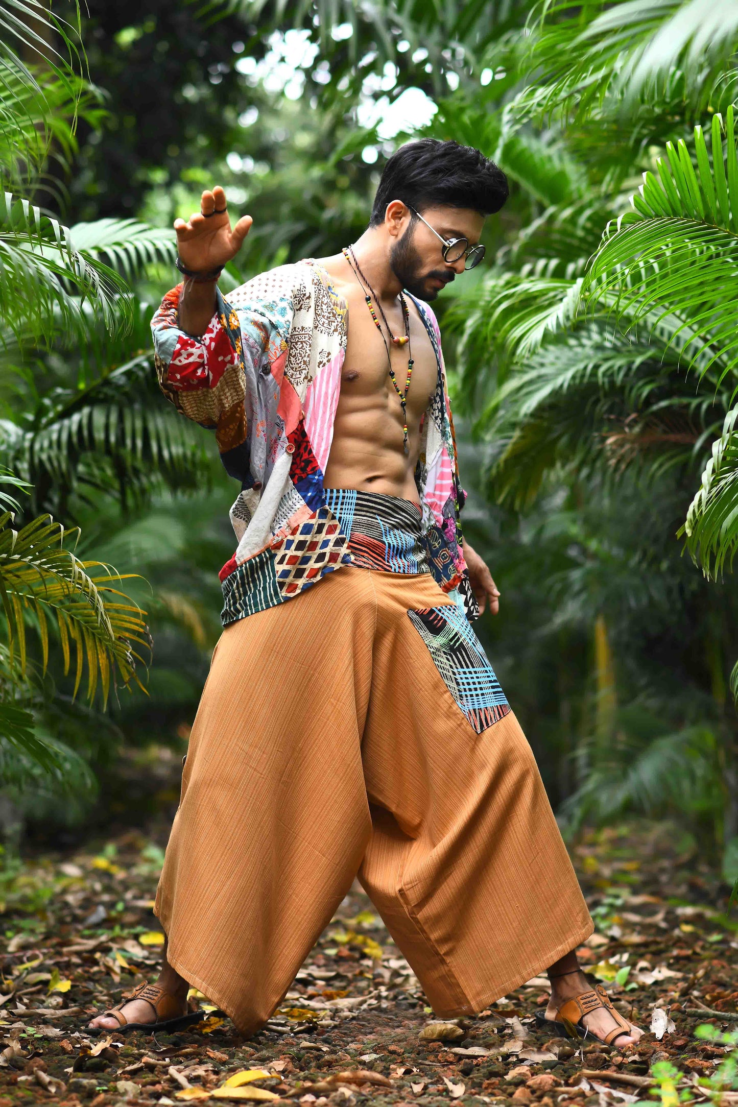 wide leg standout thai harem pant india the veshti company harem pants for men harem pants for women harem trousers hippie pants harem joggers bohemian boho pant adaddin pants enimane harem pants