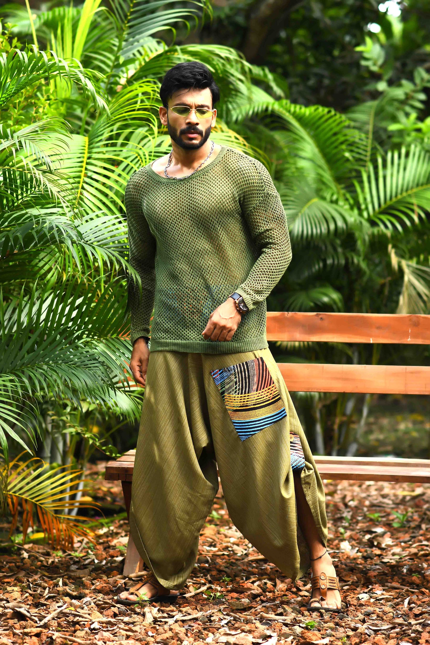 wide leg standout thai harem pant india the veshti company harem pants for men harem pants for women harem trousers hippie pants harem joggers bohemian boho pant adaddin pants enimane harem pants