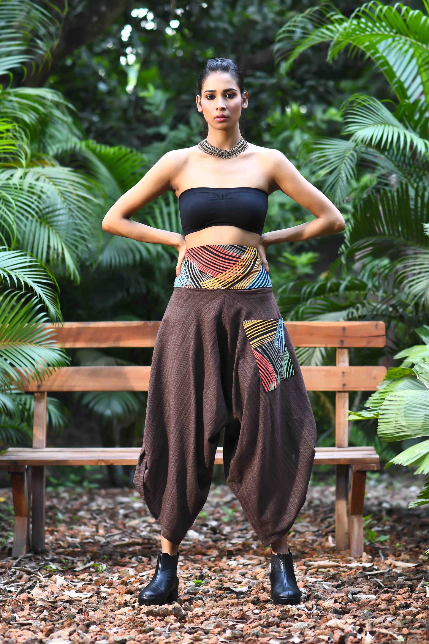 wide leg standout thai harem pant india the veshti company harem pants for men harem pants for women harem trousers hippie pants harem joggers bohemian boho pant adaddin pants enimane harem pants