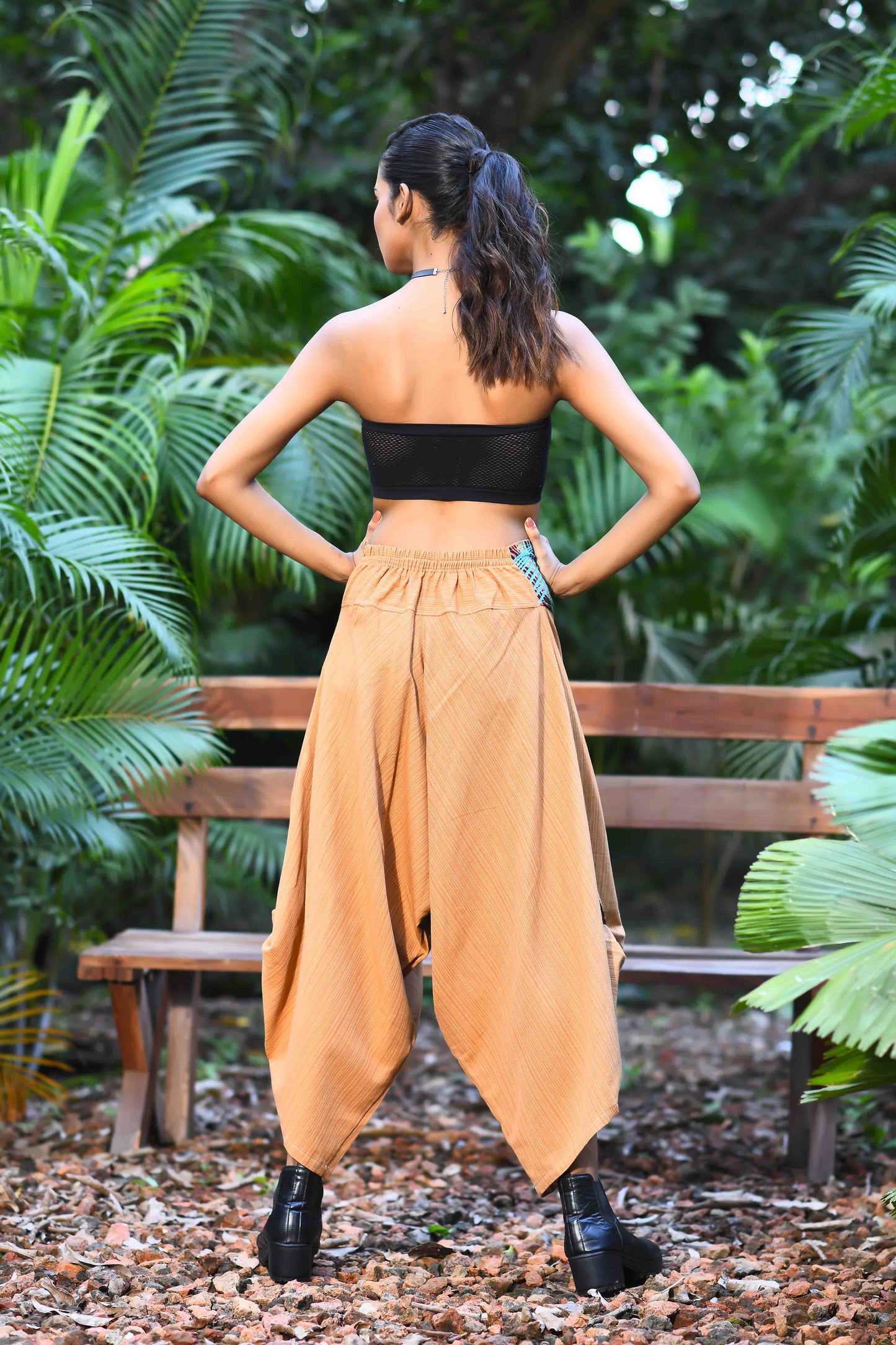 wide leg standout thai harem pant india the veshti company harem pants for men harem pants for women harem trousers hippie pants harem joggers bohemian boho pant adaddin pants enimane harem pants