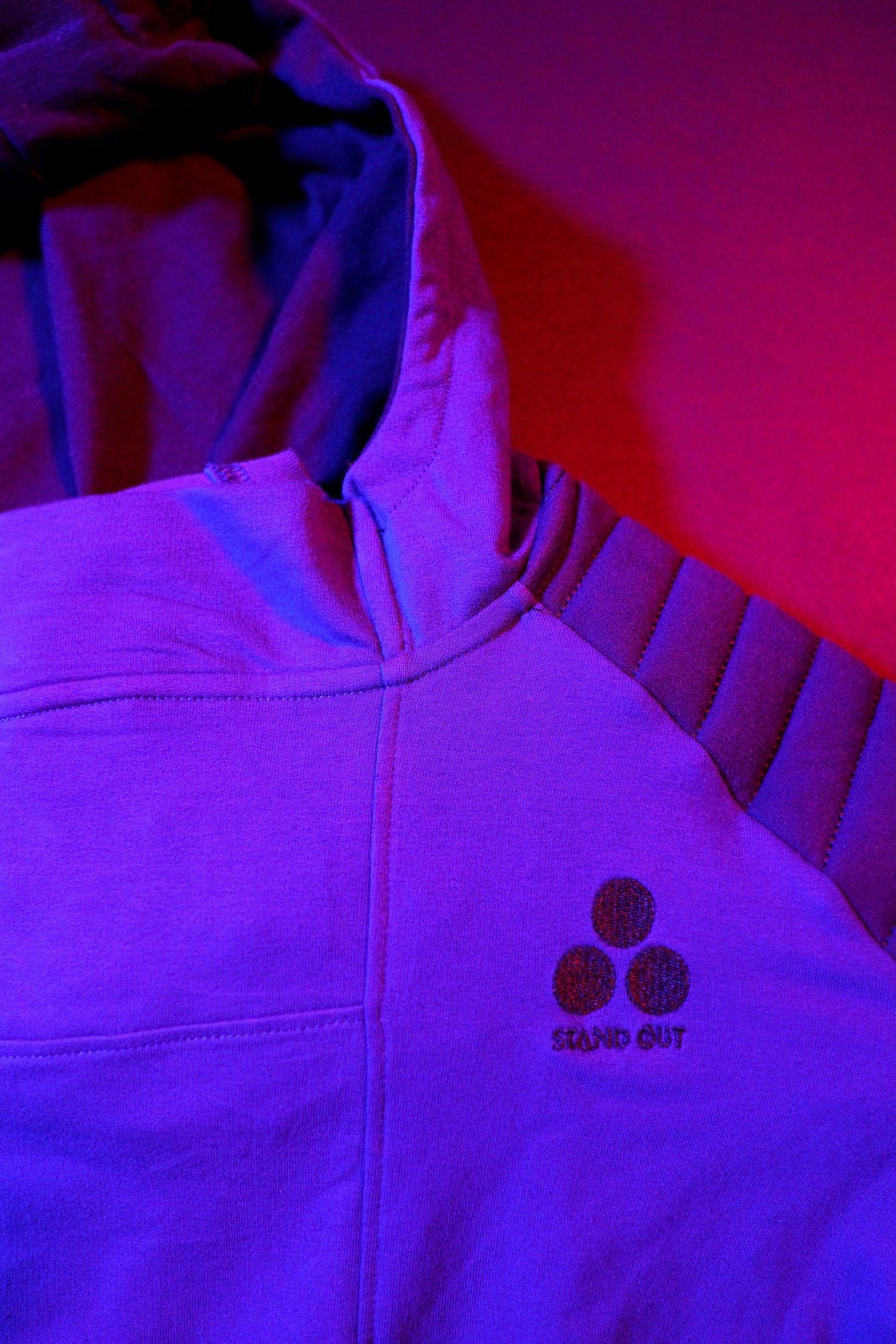 Shoulder patch - Thumb hole Hoodie - Blue (Limited Edition)