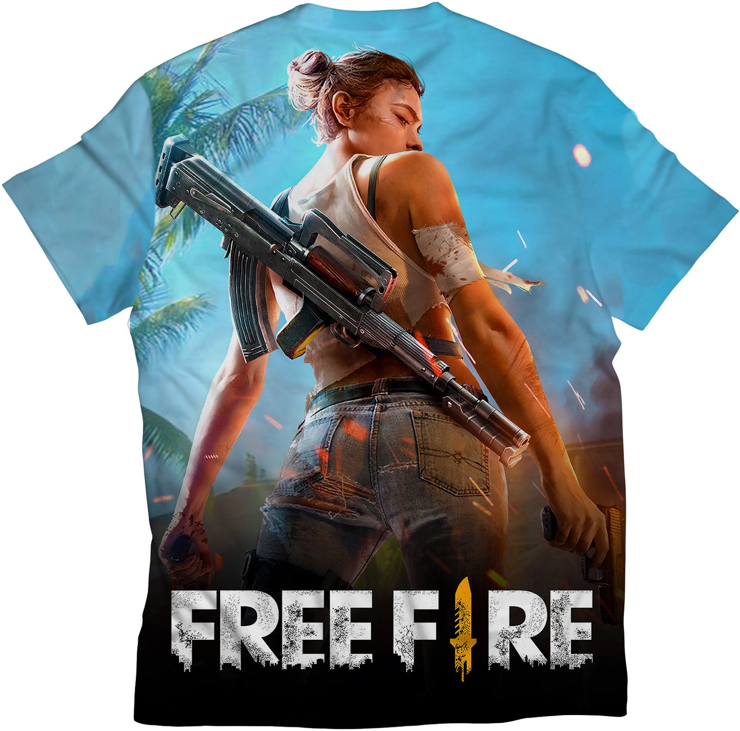 free fire tshirt gaming t shirt pung t shirt clash of clans tshirt vlue t shirt standout tshirt trendy t shirt stylish tshirt graphic print tshirt anime tshirt