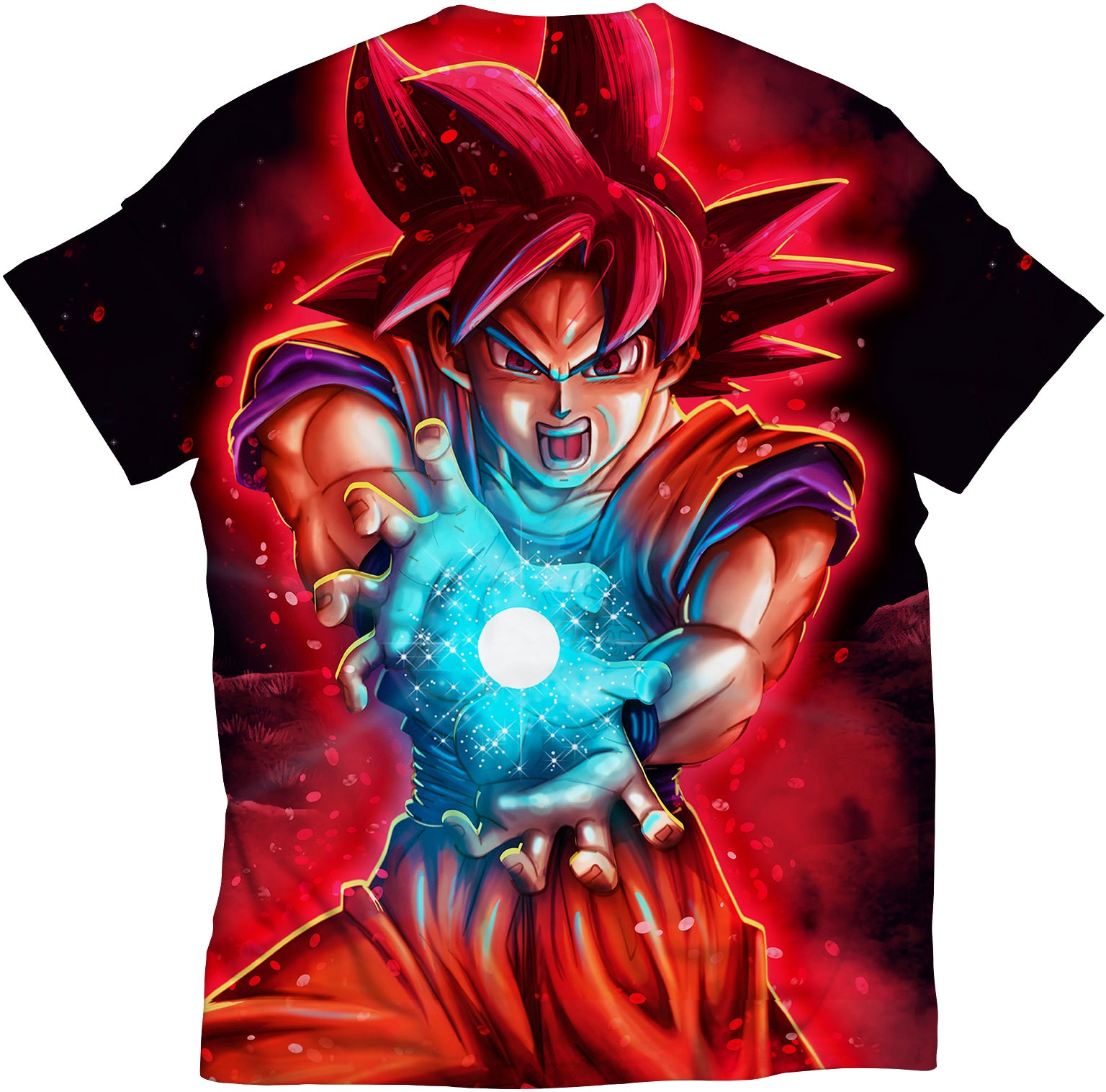 dragon ball z t shirt super saiyan god tshirt anime tshirt standout tshirt dragon ball super tshirt all over print tshirt dbz t shirt
