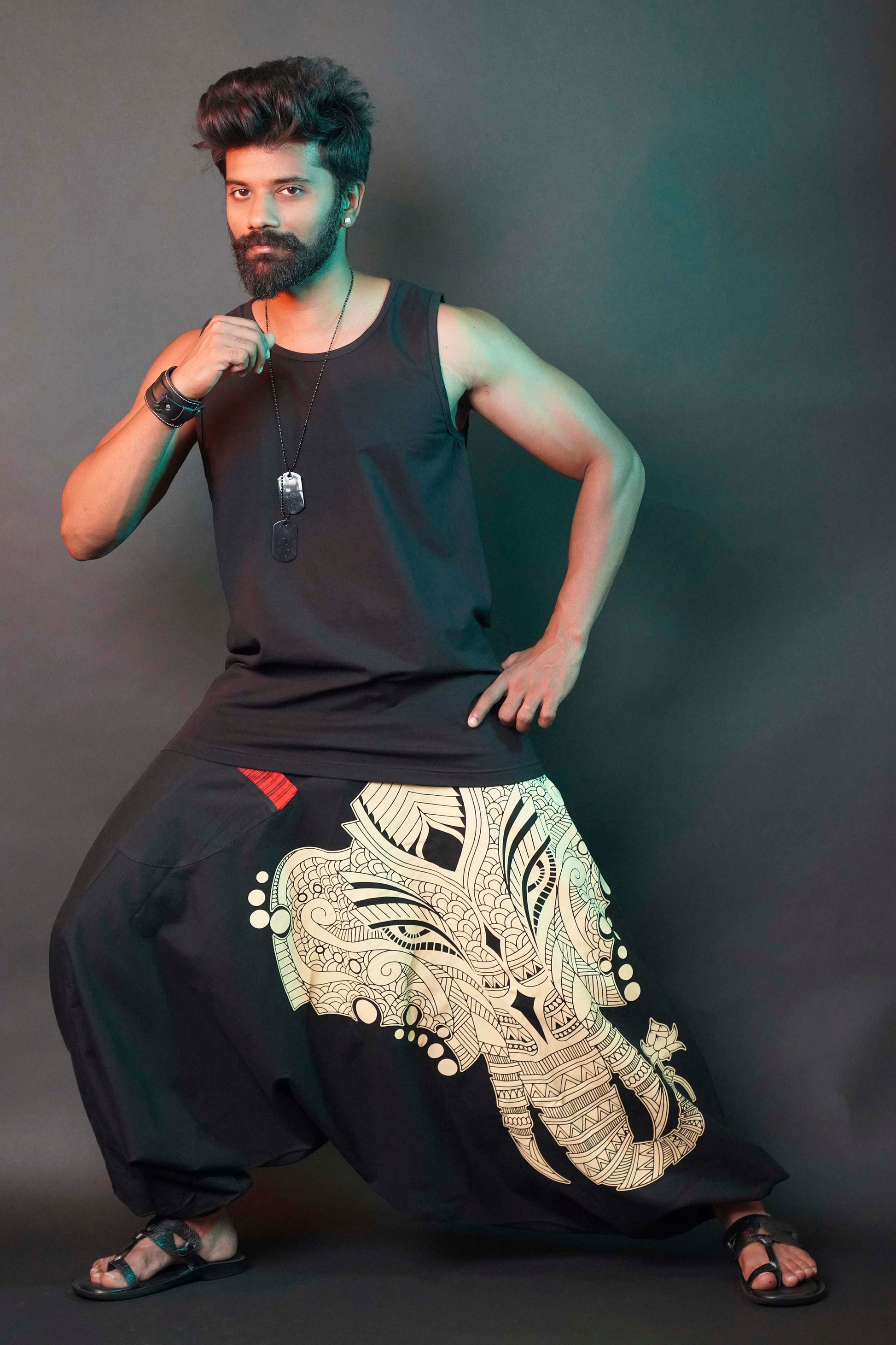 Airavatam Elephant harem pant in india harem pants men harem pants women harem trousers standout hippie pants black harem joggers bohemian boho pant bombay trooper Hoppers For Men adaddin pants harem jeans
