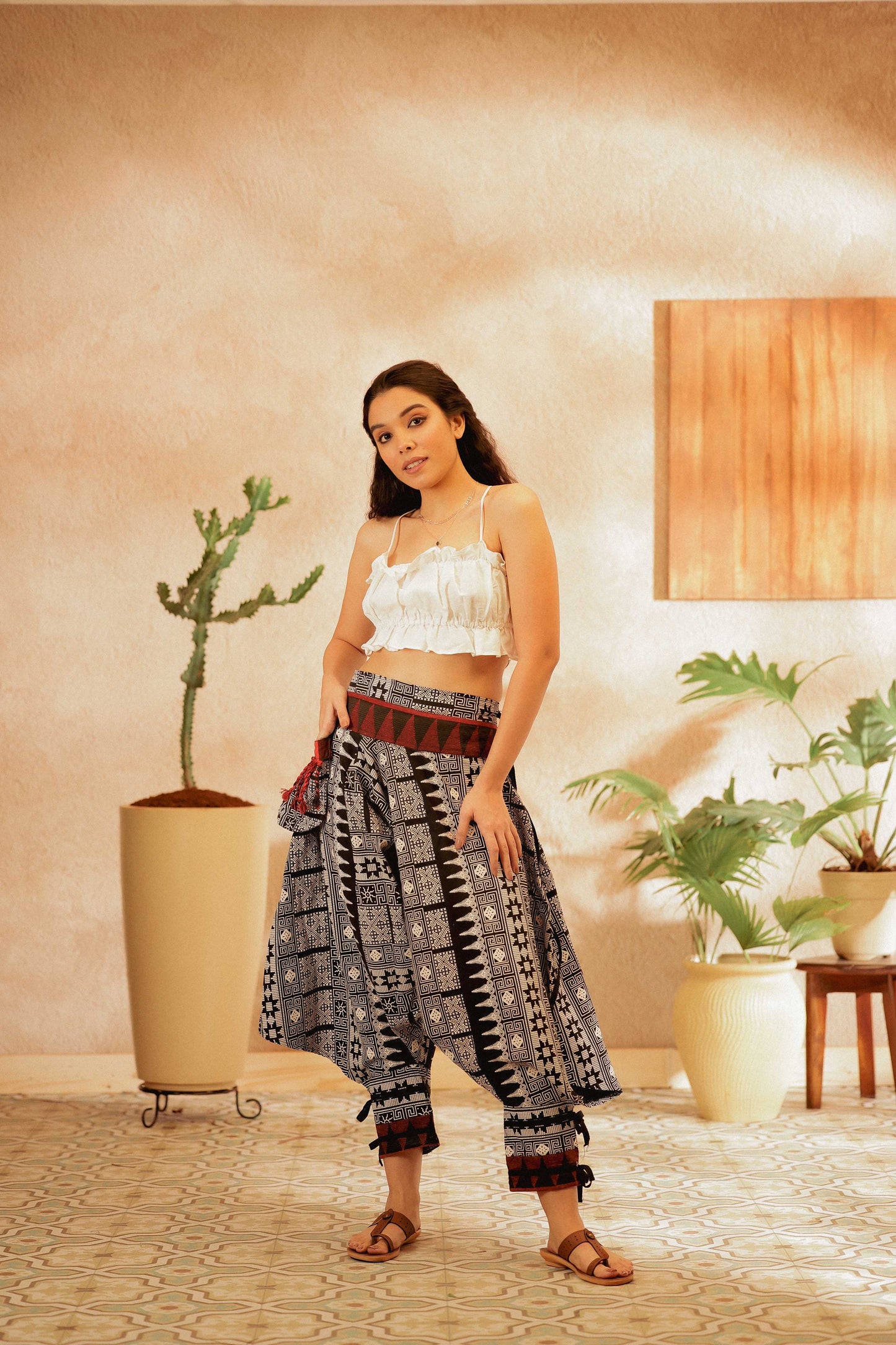 Black all over printed harem pant india harem trousers standout hippie pants harem pants men harem pants women patiyala pant unisex yoga harem pant loose pant printed bohemian pant