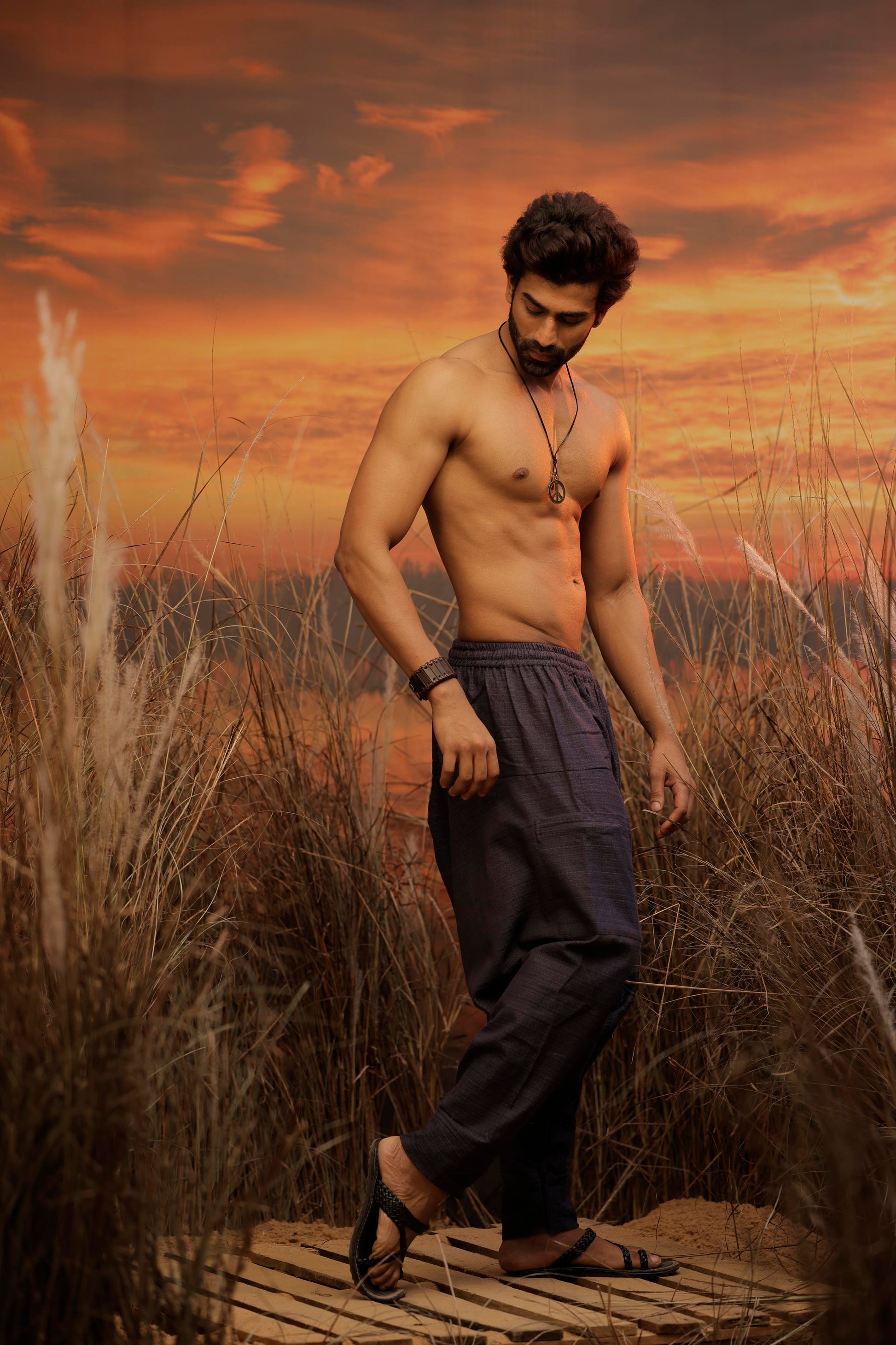 Blue harem pant india harem trousers standout hippie pants harem pants men harem pants women patiyala pant unisex yoga harem pant loose pant printed bohemian pant boho pants the veshti company harem pants