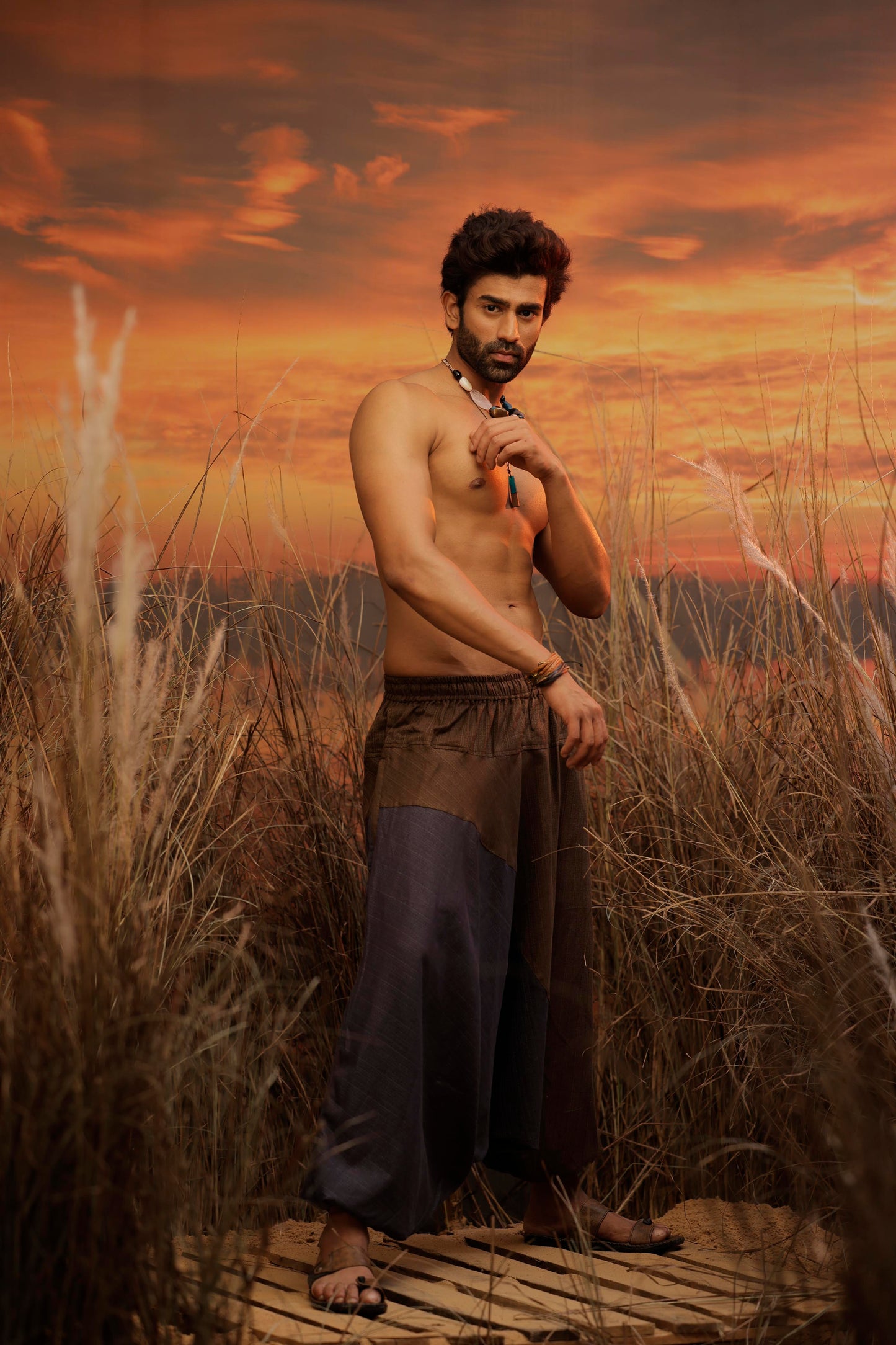 Brown Blue harem pant india harem trousers standout hippie pants harem pants men harem pants women patiyala pant unisex yoga harem pant loose pant printed bohemian pant