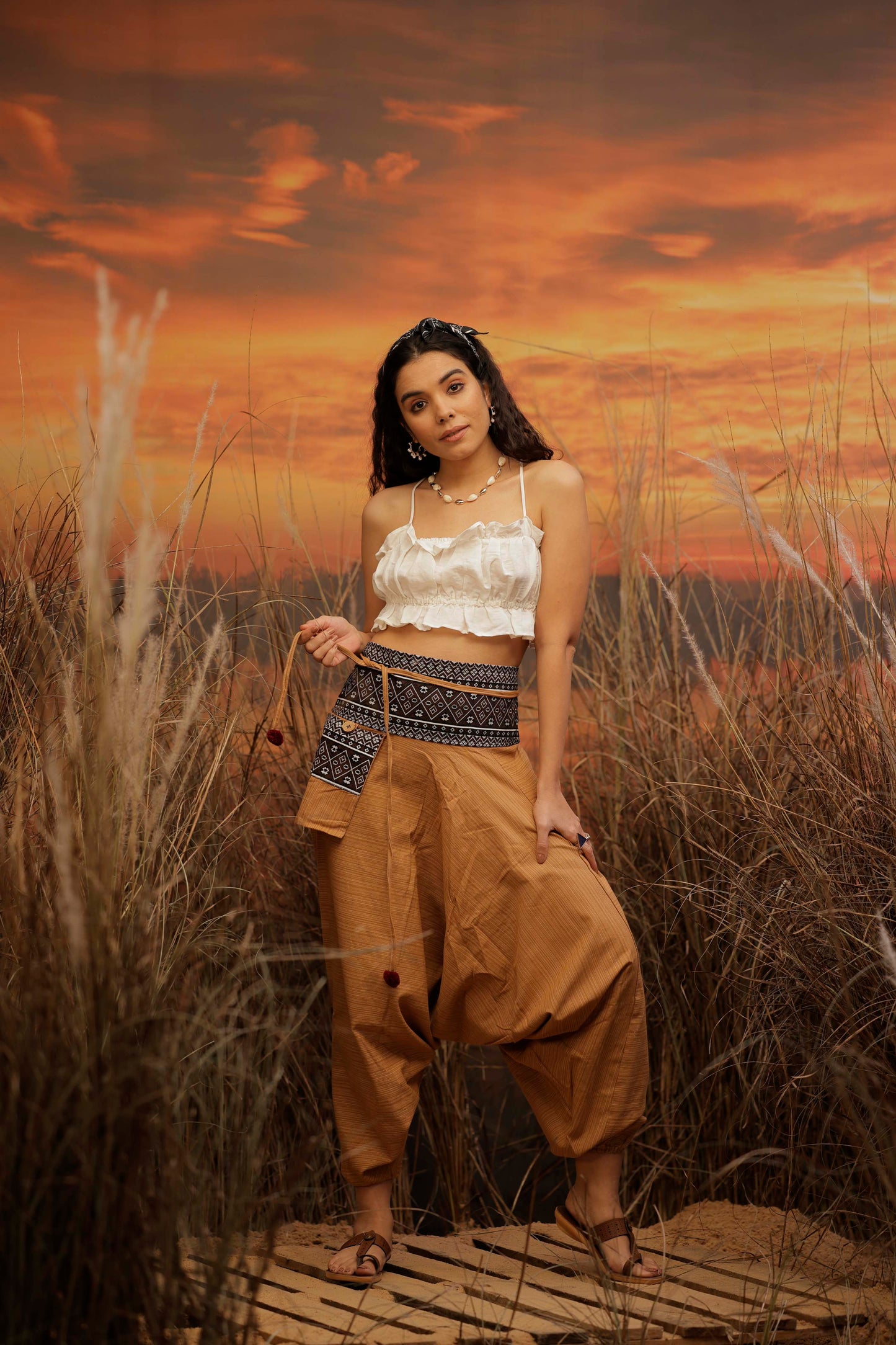 Dark Beige harem pant india harem trousers standout hippie pants harem pants men harem pants women patiyala pant unisex yoga harem pant loose pant printed bohemian pant boho pant the veshti company harem pant