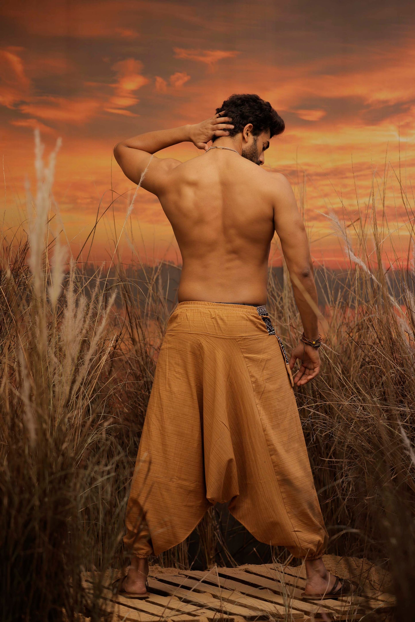Dark Beige harem pant india harem trousers standout hippie pants harem pants men harem pants women patiyala pant unisex yoga harem pant loose pant printed bohemian pant boho pant the veshti company harem pant