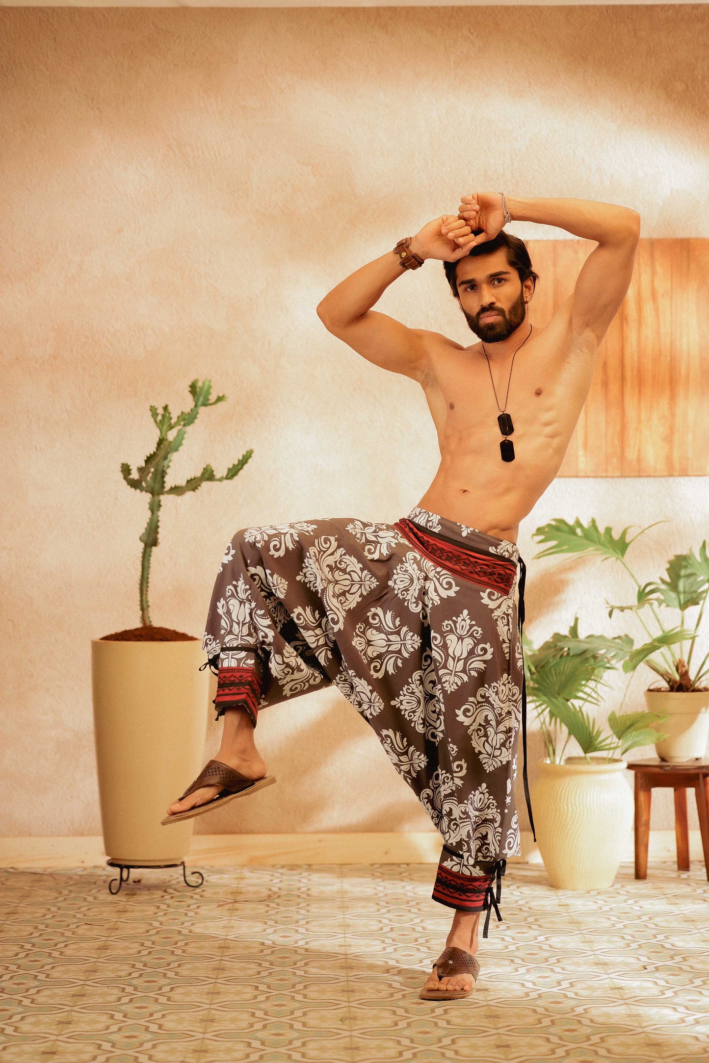 Grey all over printed harem pant india harem trousers standout hippie pants harem pants men harem pants women patiyala pant unisex yoga harem pant loose pant printed bohemian pant