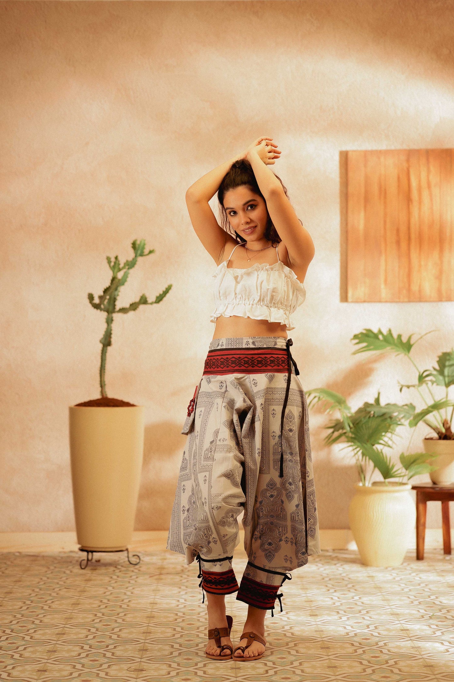 Grey all over printed harem pant india harem trousers standout hippie pants harem pants men harem pants women patiyala pant unisex yoga harem pant loose pant printed bohemian pant boho pant