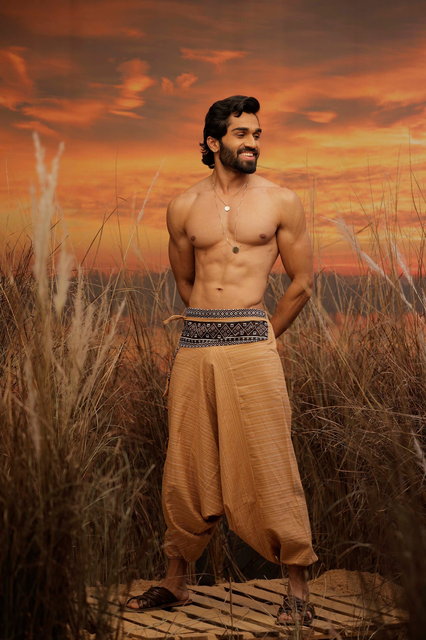 Light Beige harem pant india harem trousers standout hippie pants harem pants men harem pants women patiyala pant unisex yoga harem pant loose pant printed bohemian pant boho pant the veshti company harem pants