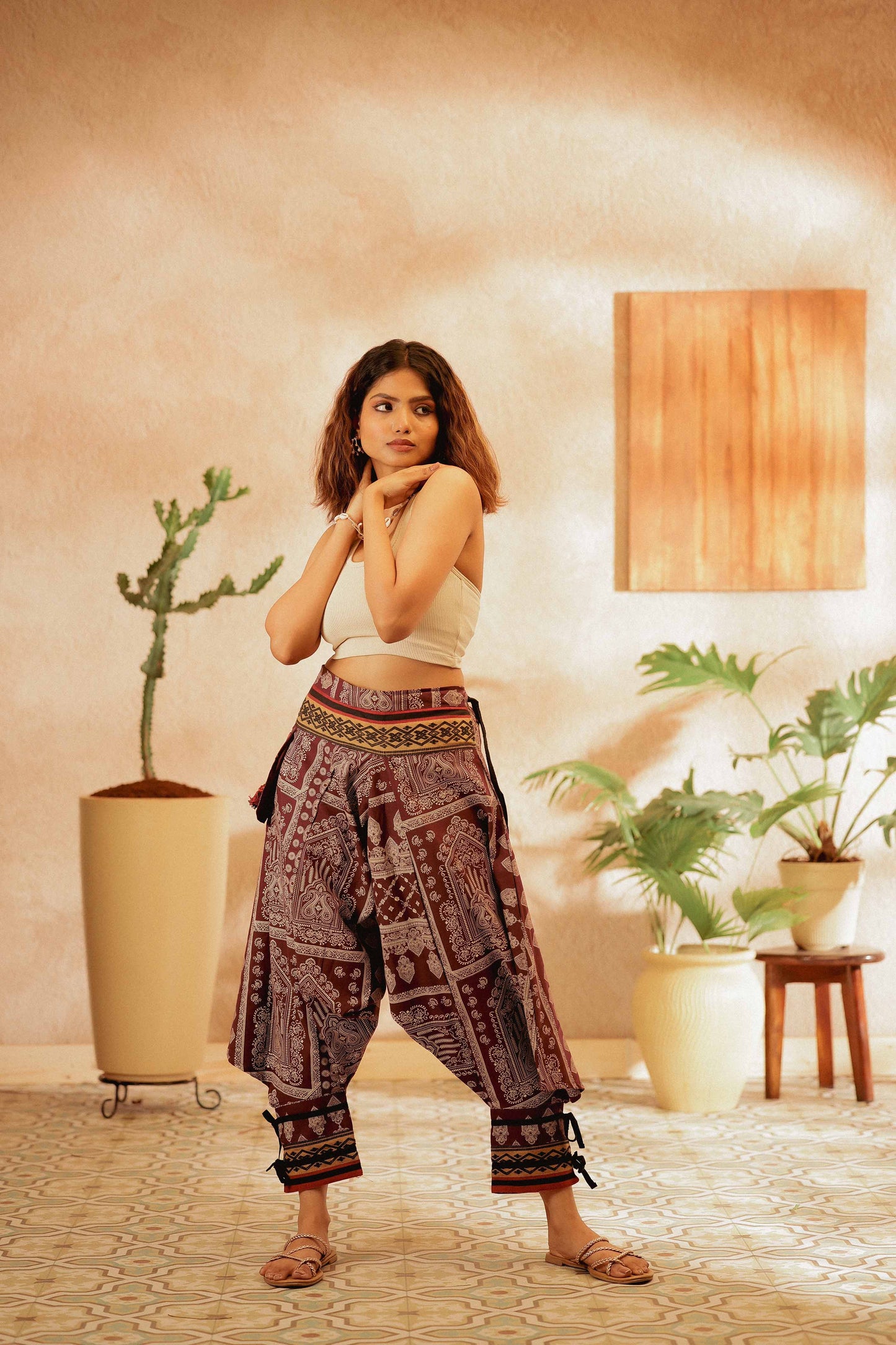 Maroon harem pant india harem trousers standout hippie pants harem pants men harem pants women patiyala pant unisex yoga harem pant loose pant printed bohemian pant boho pant