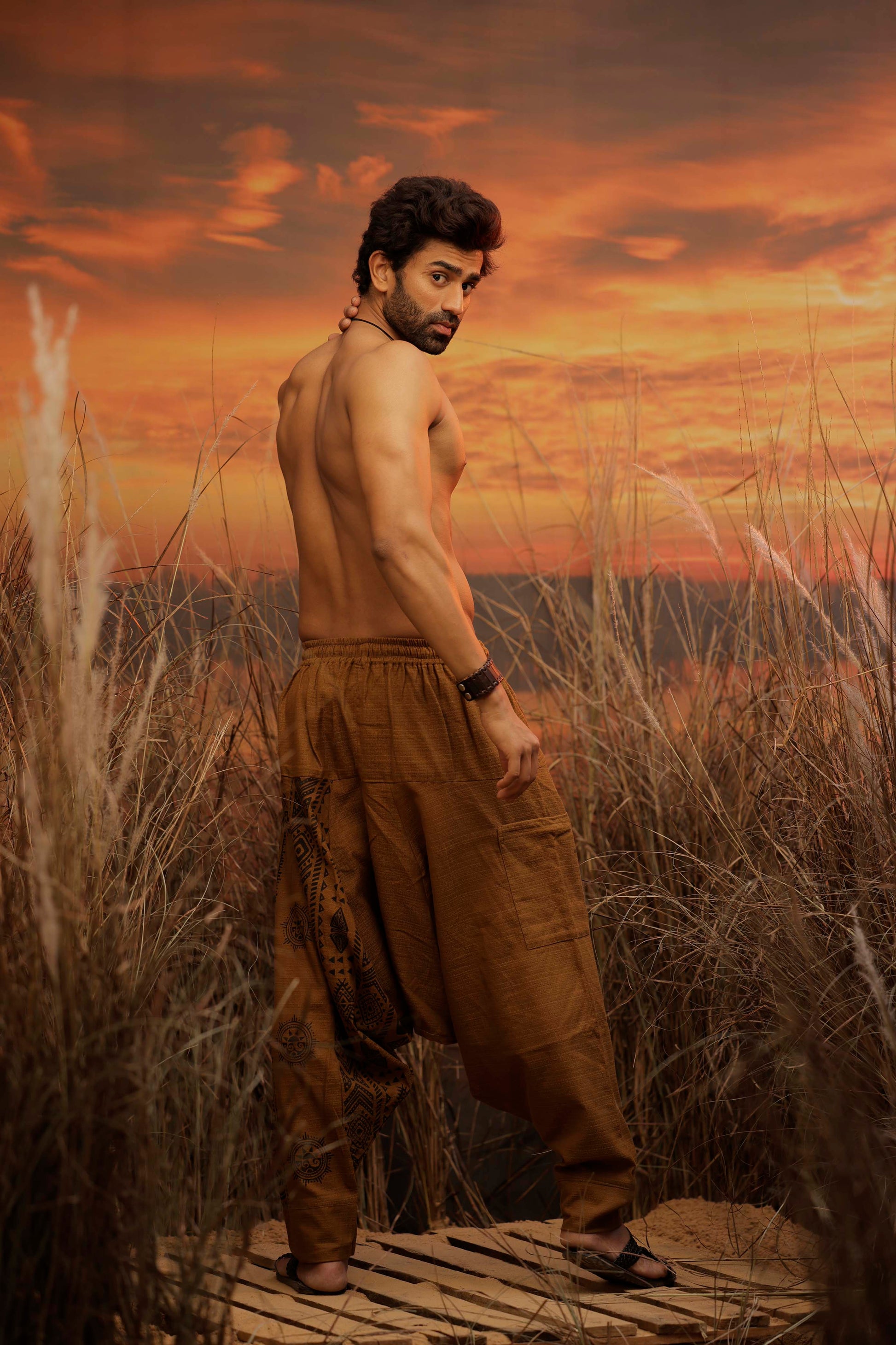 Mustard harem pant india harem trousers standout hippie pants harem pants men harem pants women patiyala pant unisex yoga harem pant loose pant printed bohemian pant boho pant the veshti company harem pants