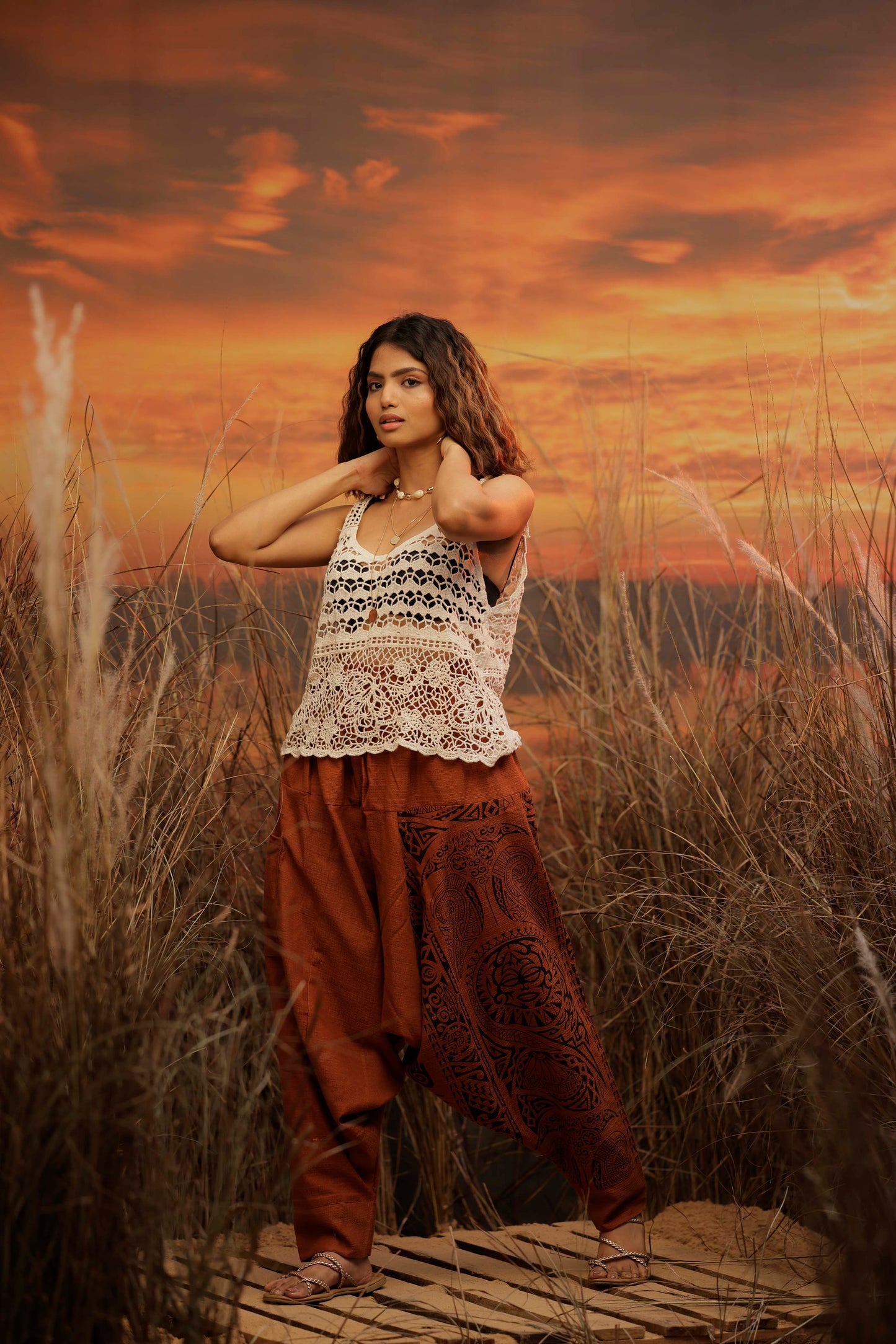 Orange harem pant india harem trousers standout hippie pants harem pants men harem pants women patiyala pant unisex yoga harem pant loose pant printed bohemian pant boho pant the veshti company harem pants
