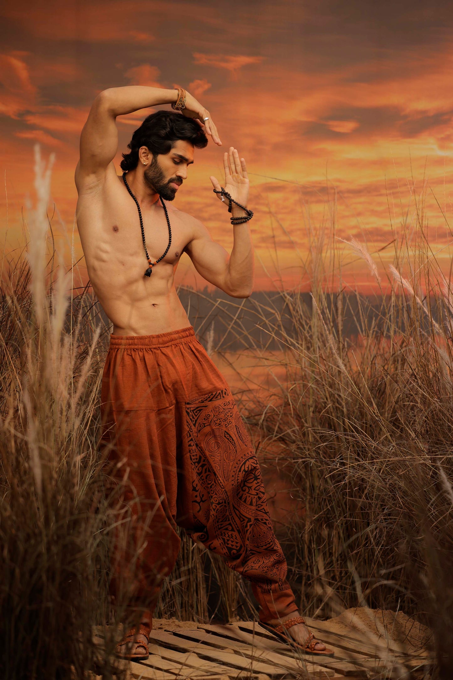 Orange harem pant india harem trousers standout hippie pants harem pants men harem pants women patiyala pant unisex yoga harem pant loose pant printed bohemian pant boho pant the veshti company harem pants