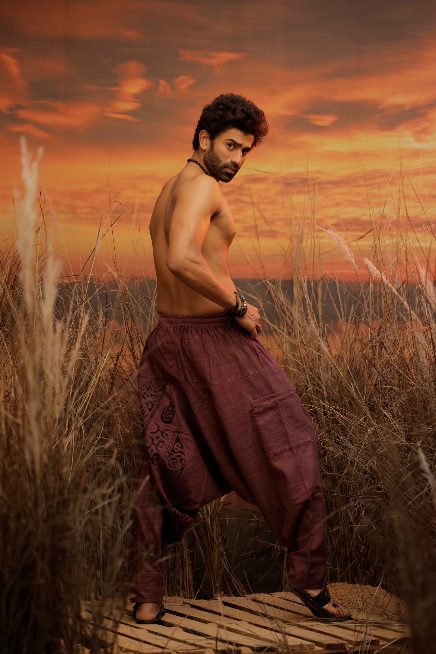 Purple harem pant india harem trousers standout hippie pants harem pants men harem pants women patiyala pant unisex yoga harem pant loose pant printed bohemian pant boho pant the veshti company harem pants